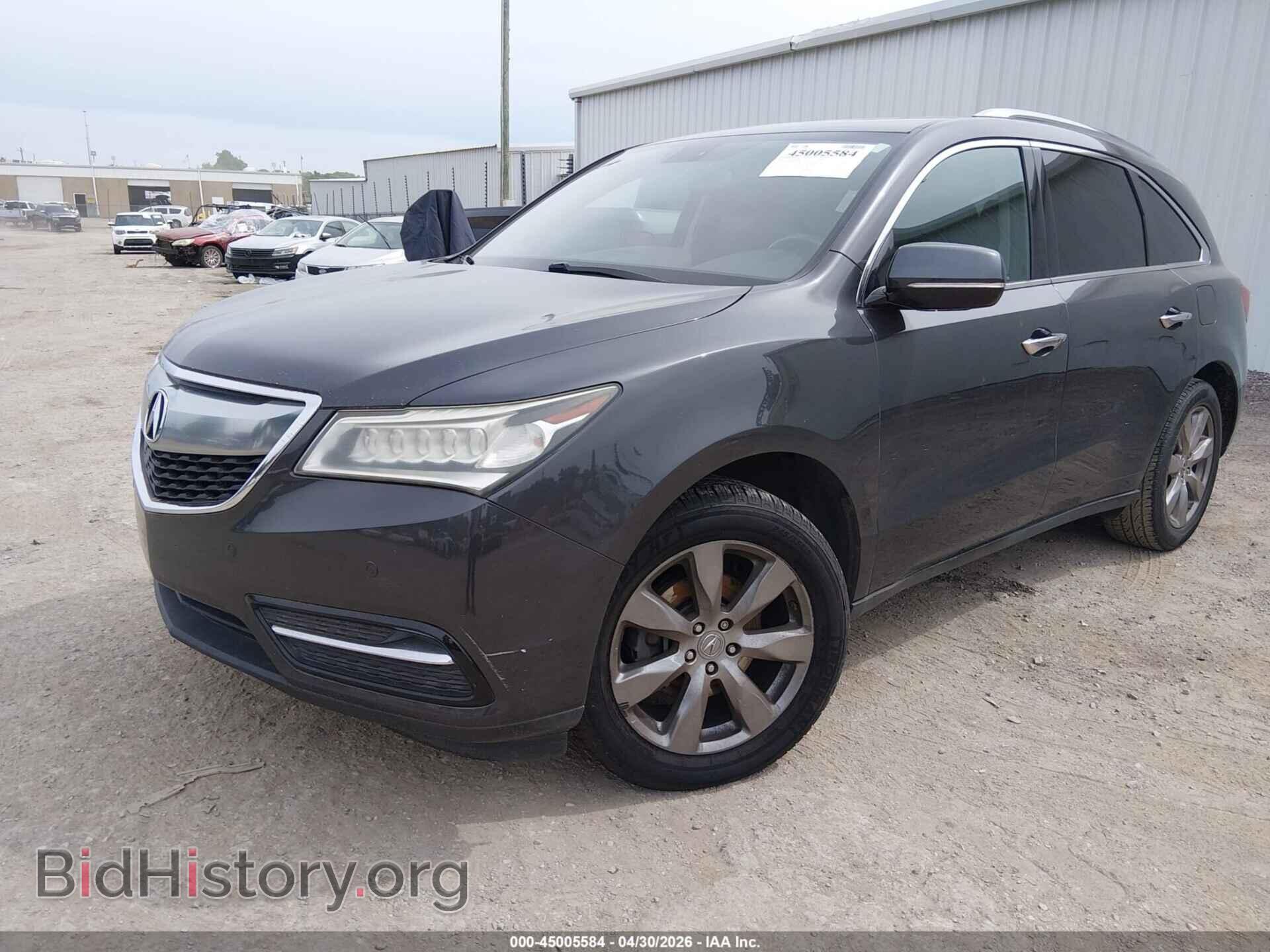 2014 ACURA MDX - VIN: 5FRYD3H83EB004974 - Фото 2