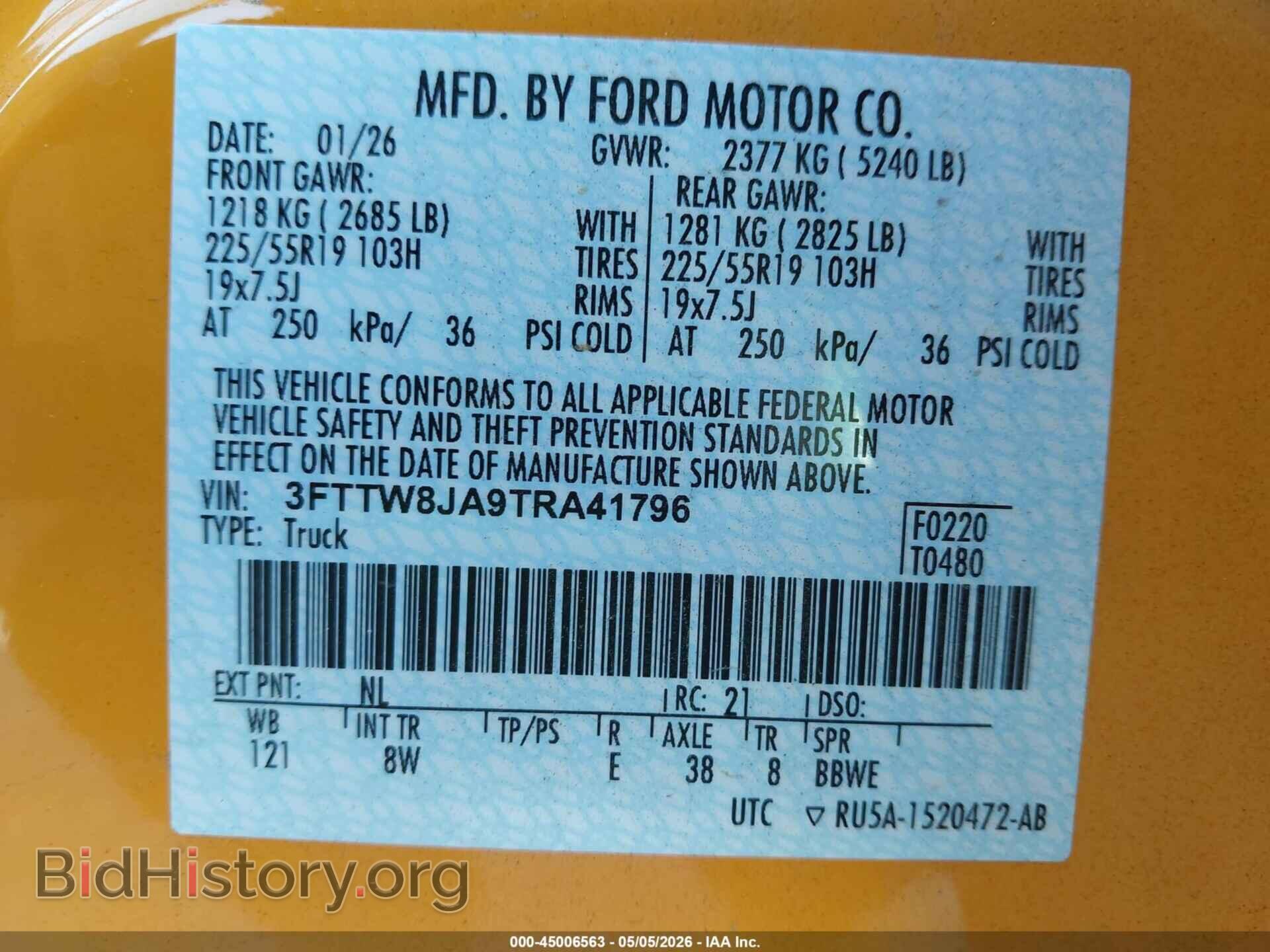 2026 FORD MAVERICK - VIN: 3FTTW8JA9TRA41796 - Photo 9