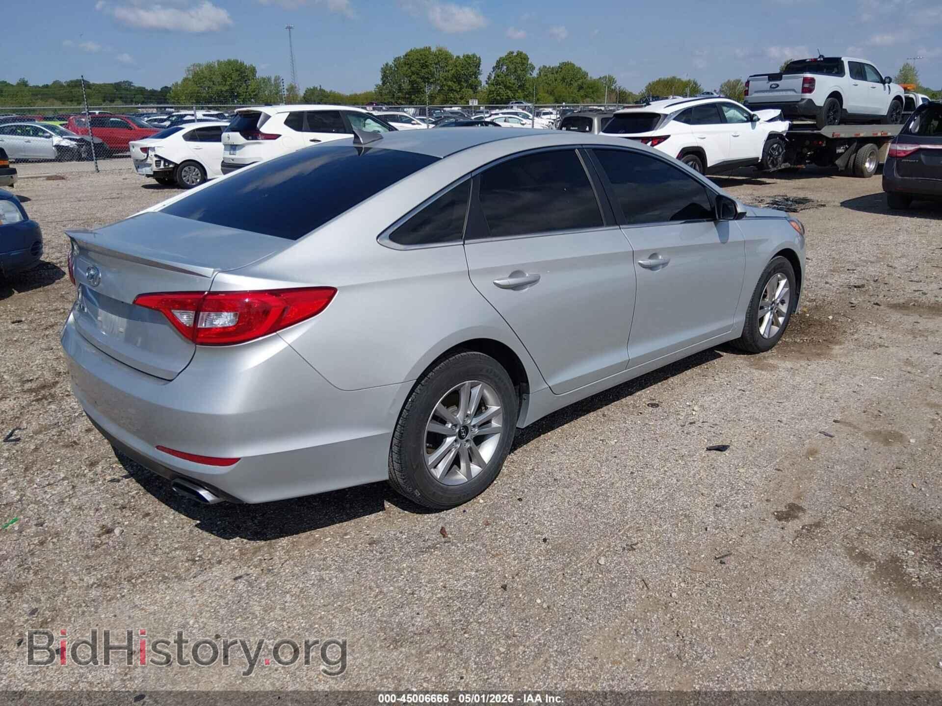 2015 HYUNDAI SONATA - VIN: 5NPE24AF8FH013830 - Photo 4