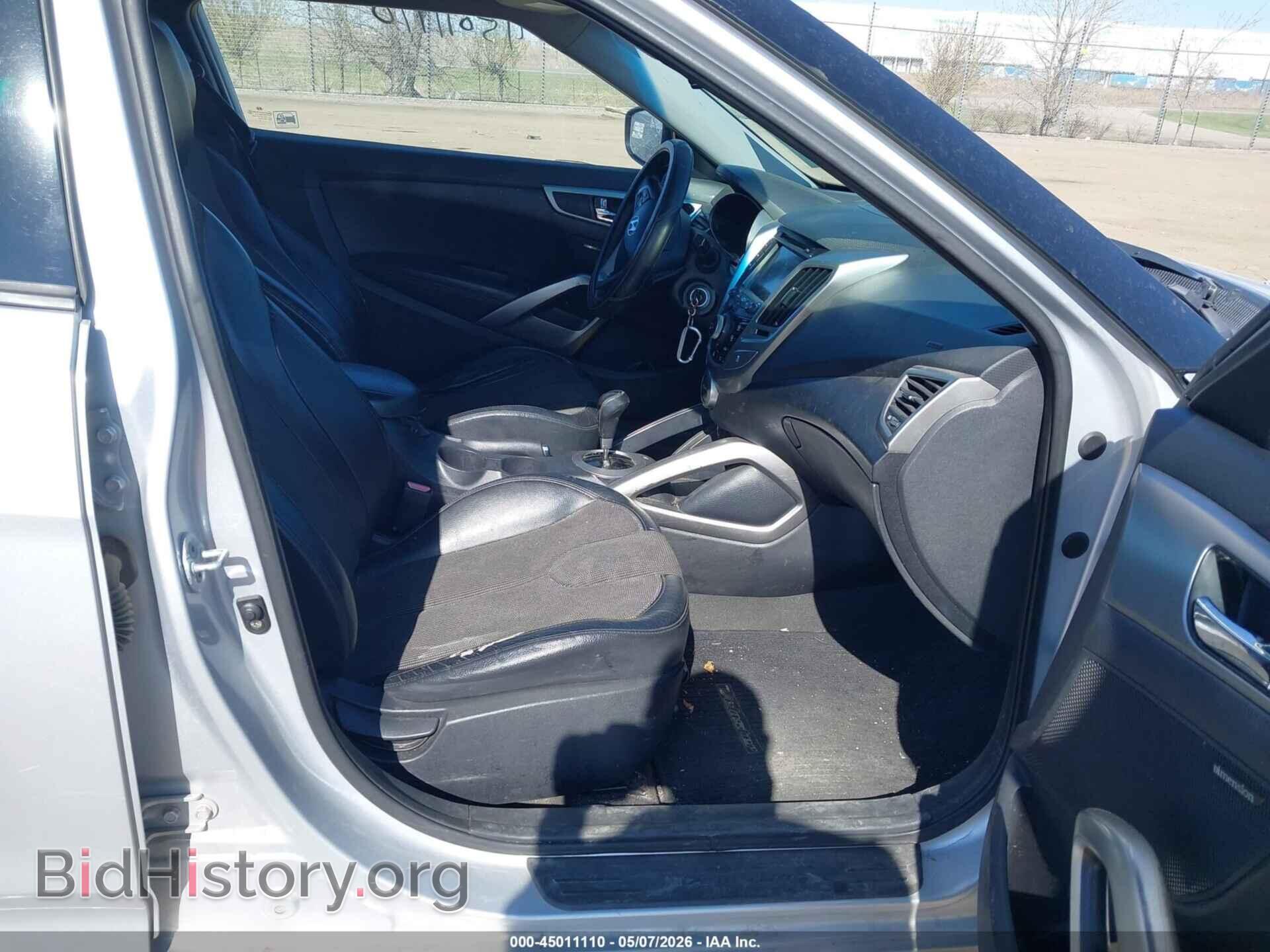 2012 HYUNDAI VELOSTER - VIN: KMHTC6AD2CU030697 - Фото 5