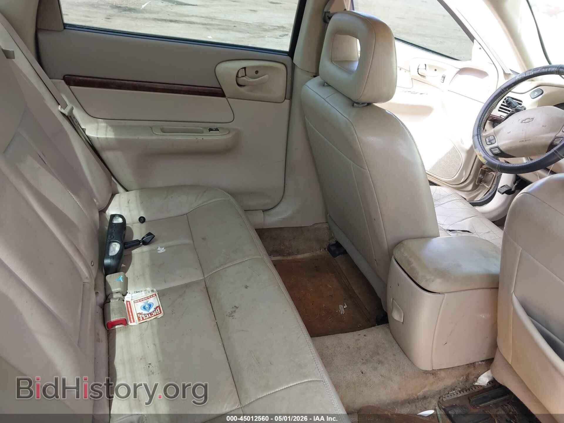 2005 CHEVROLET IMPALA - VIN: 2G1WH52K959323760 - Фото 8