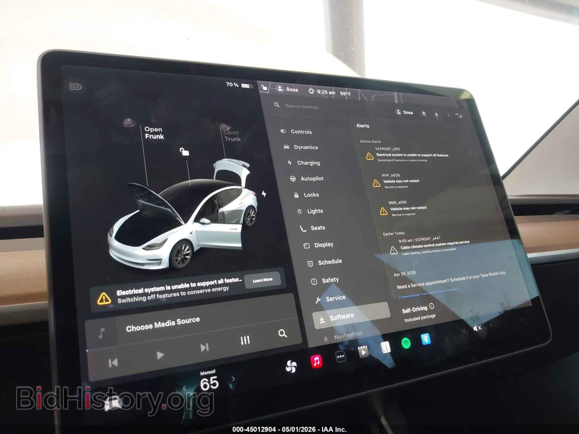 2020 TESLA MODEL 3 - VIN: 5YJ3E1EB6LF620954 - Фото 7