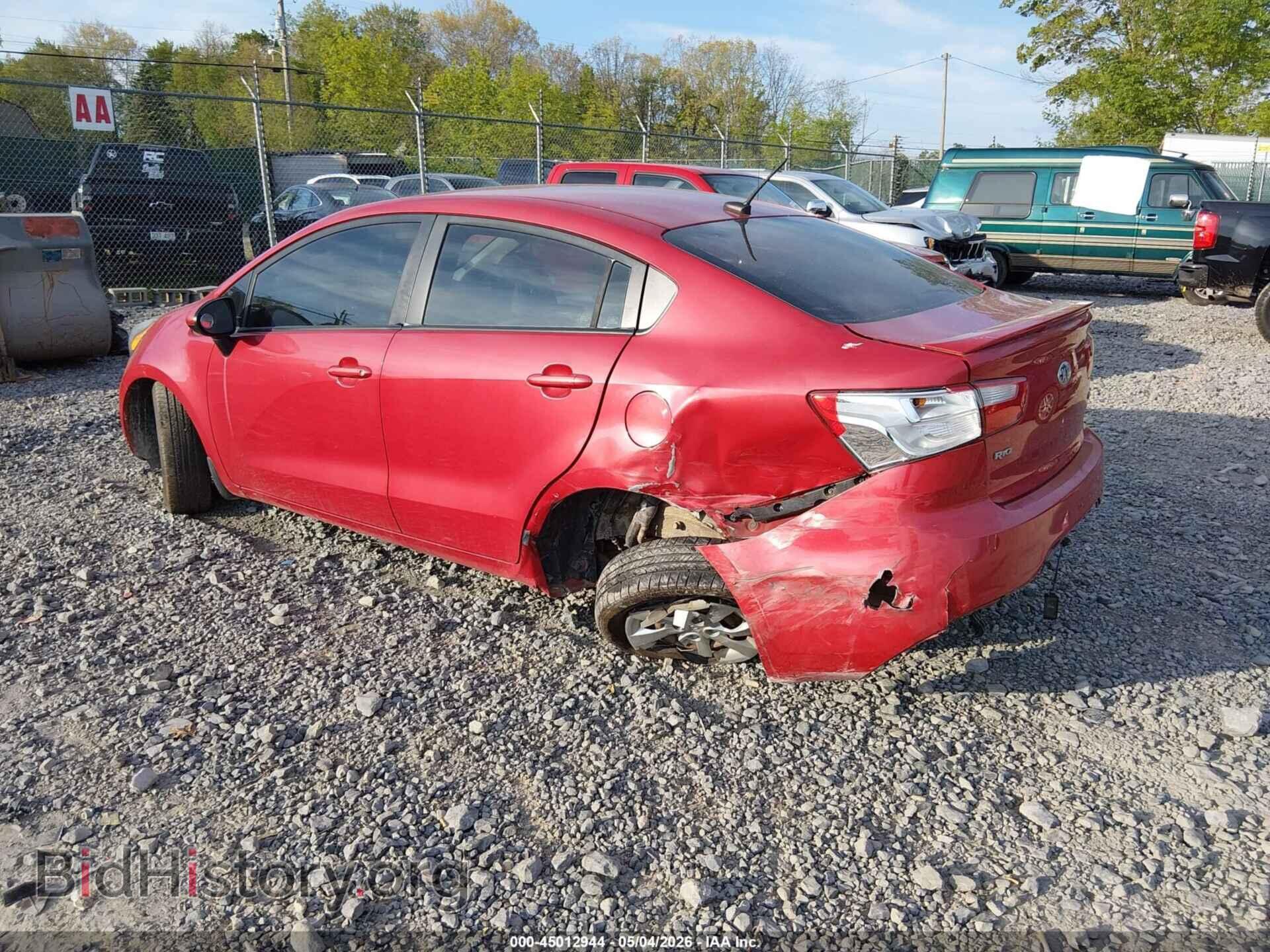 2013 KIA RIO - VIN: KNADM4A34D6215452 - Фото 3