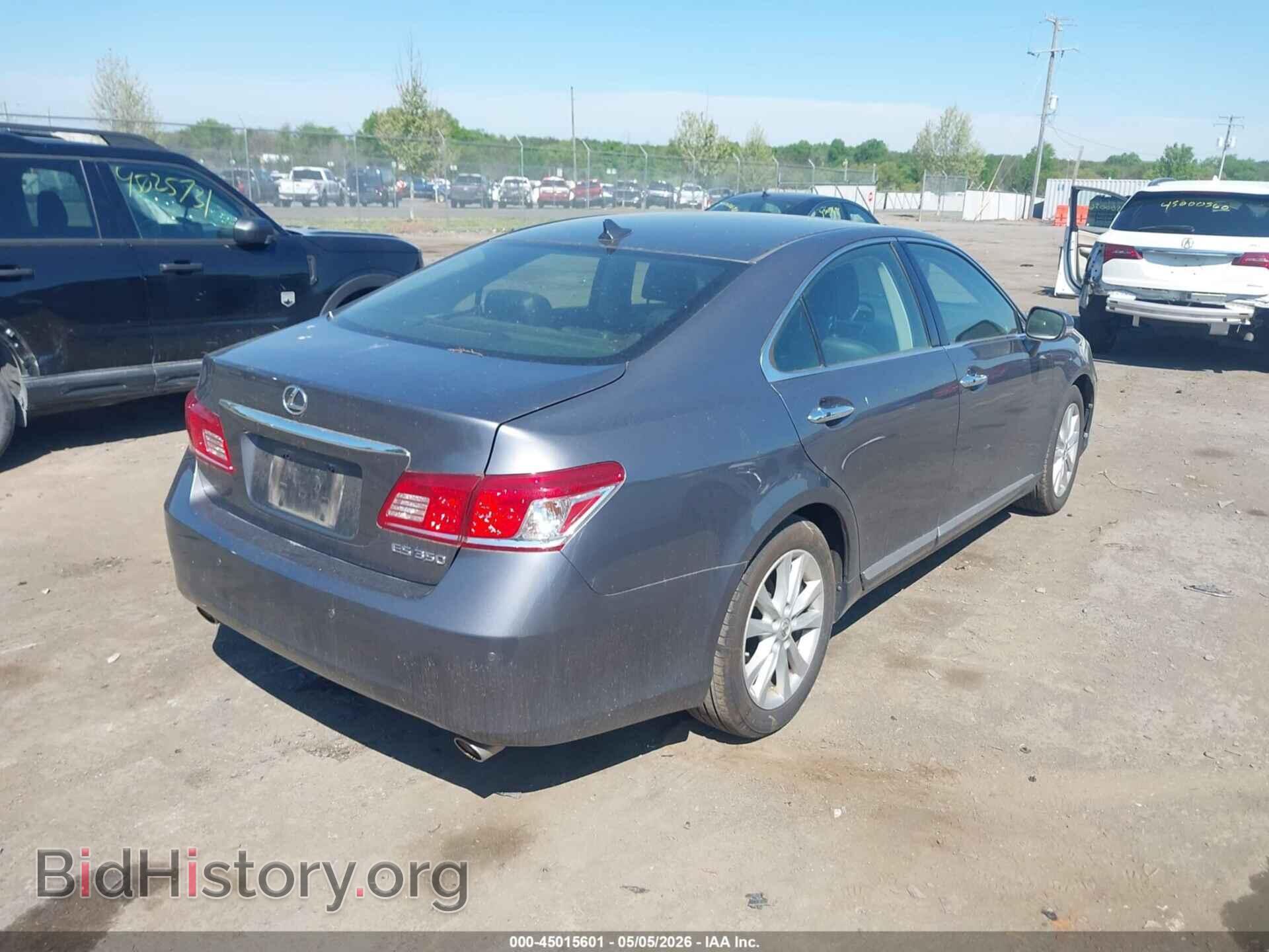 2012 LEXUS ES 350 - VIN: JTHBK1EG9C2497250 - Фото 4