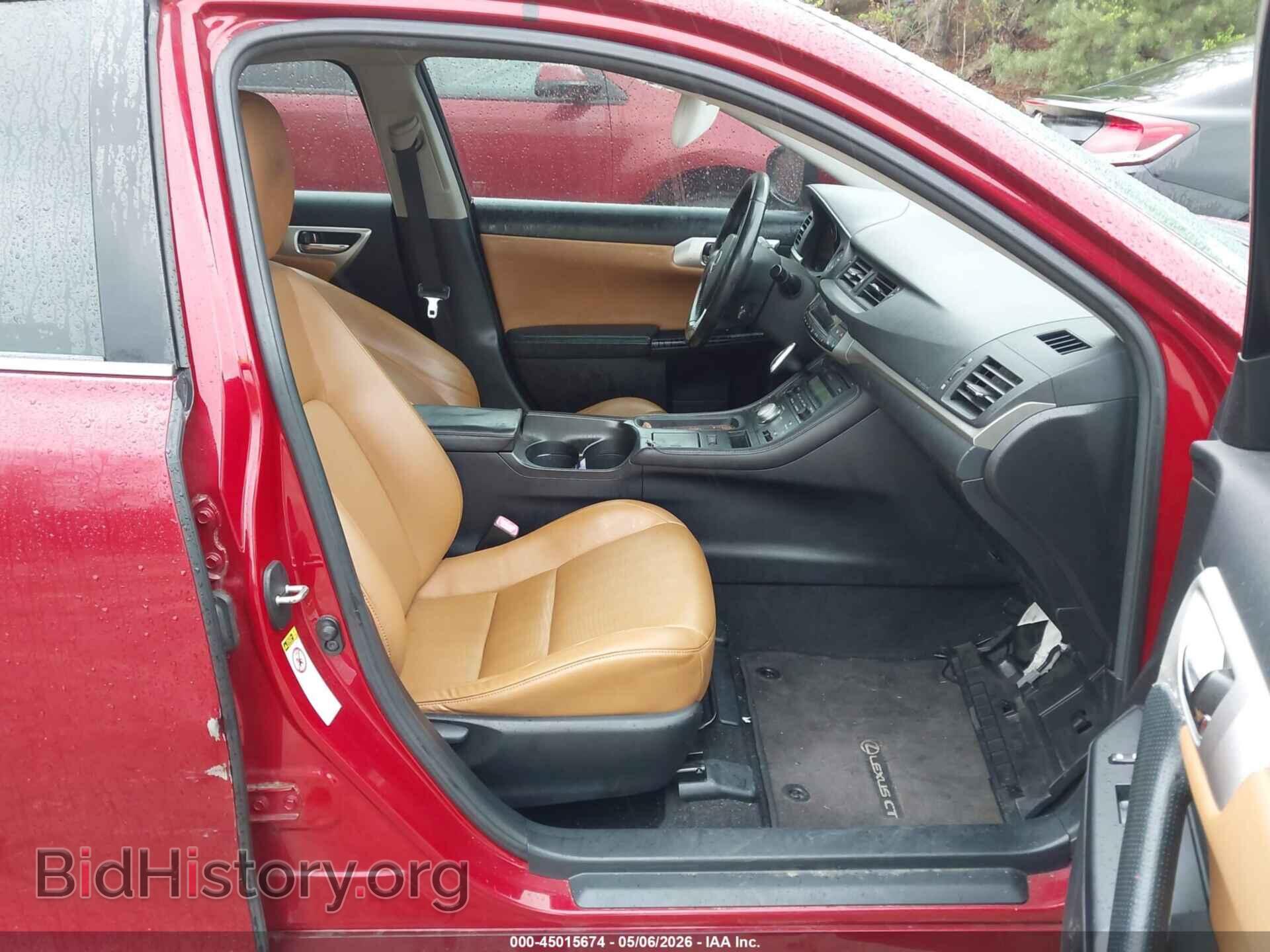 2011 LEXUS CT 200H - VIN: JTHKD5BH3B2005289 - Фото 5