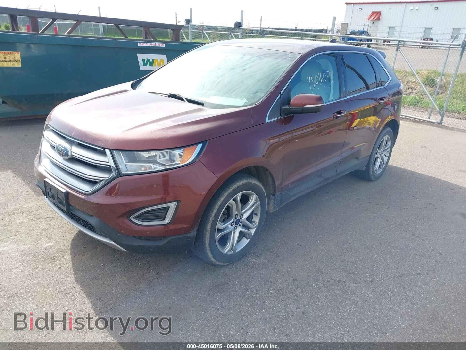 2015 FORD EDGE - VIN: 2FMTK3K90FBC15143 - Photo 2