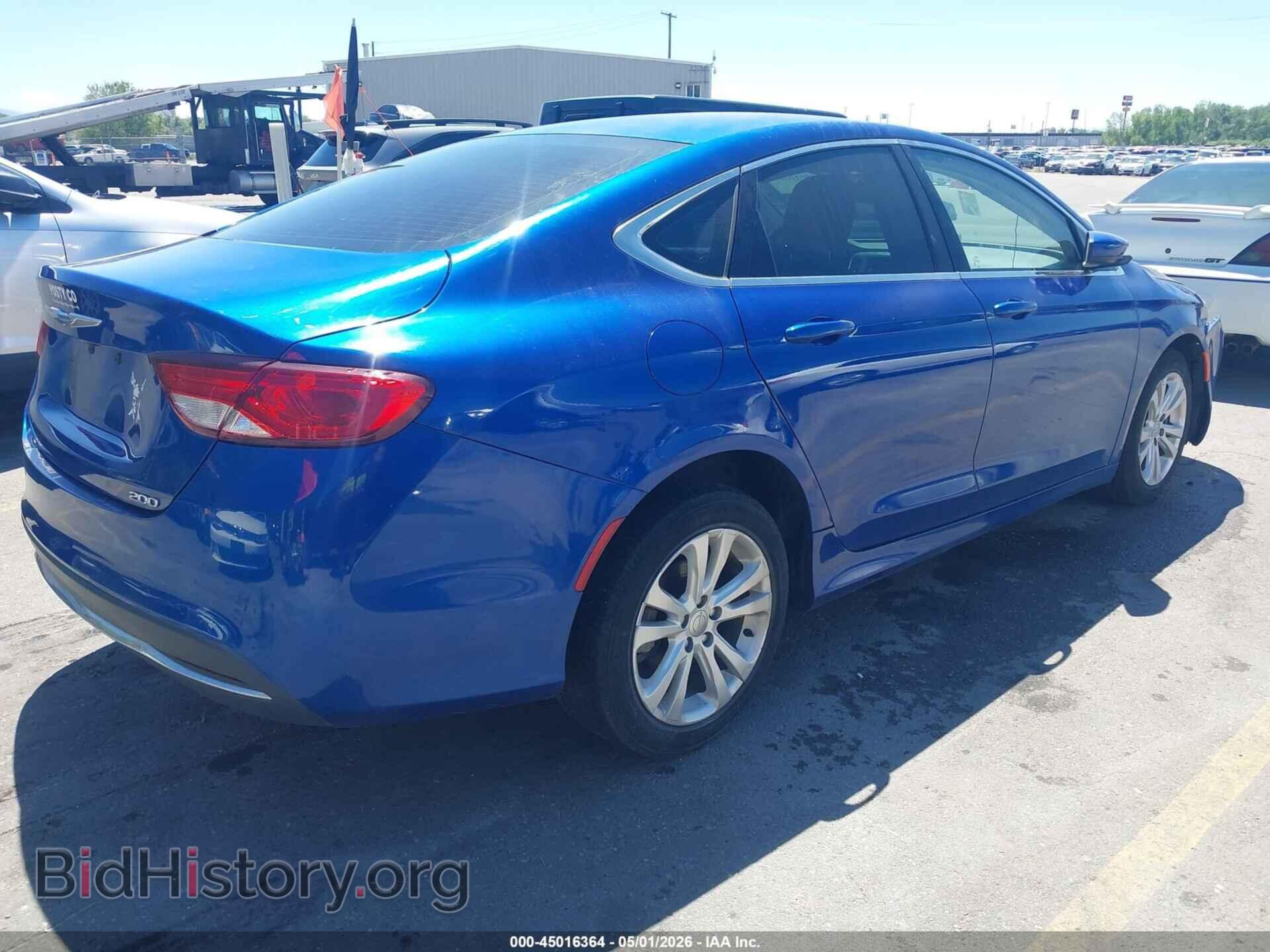 2015 CHRYSLER 200 - VIN: 1C3CCCABXFN716278 - Фото 4