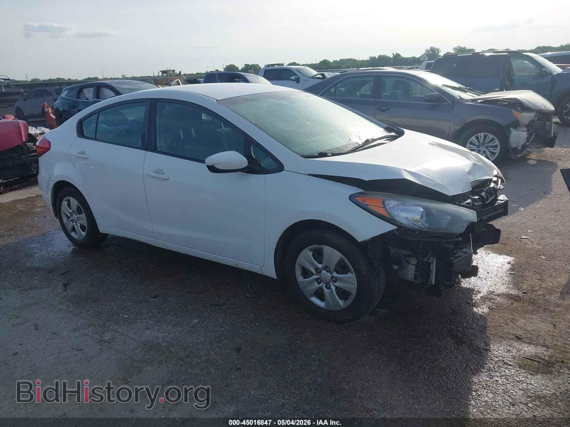 Photo KNAFK4A62G5610068 - KIA FORTE 2016