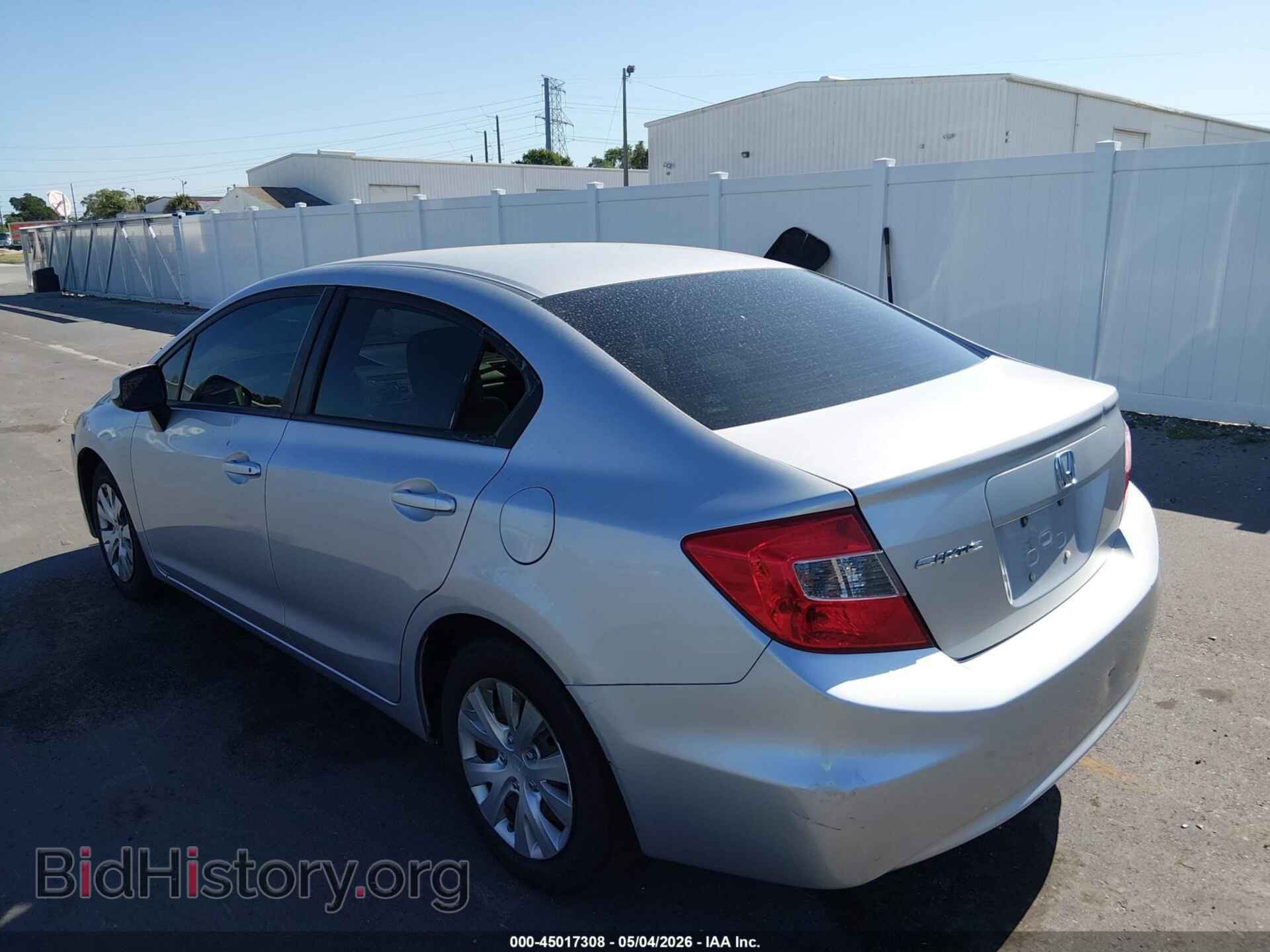 2012 HONDA CIVIC - VIN: 19XFB2F58CE087371 - Фото 3