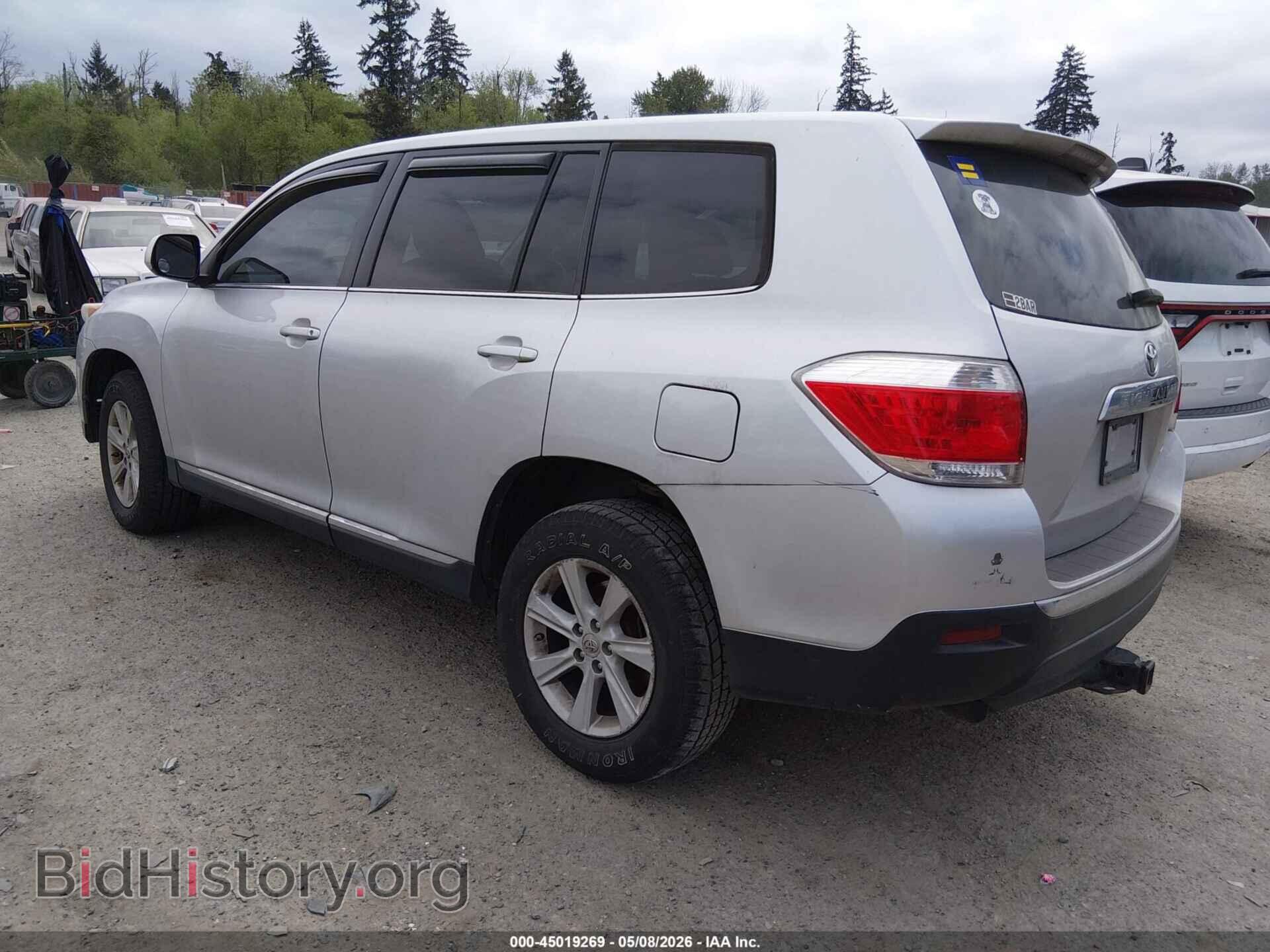 2013 TOYOTA HIGHLANDER - VIN: 5TDBK3EH8DS209749 - Фото 3