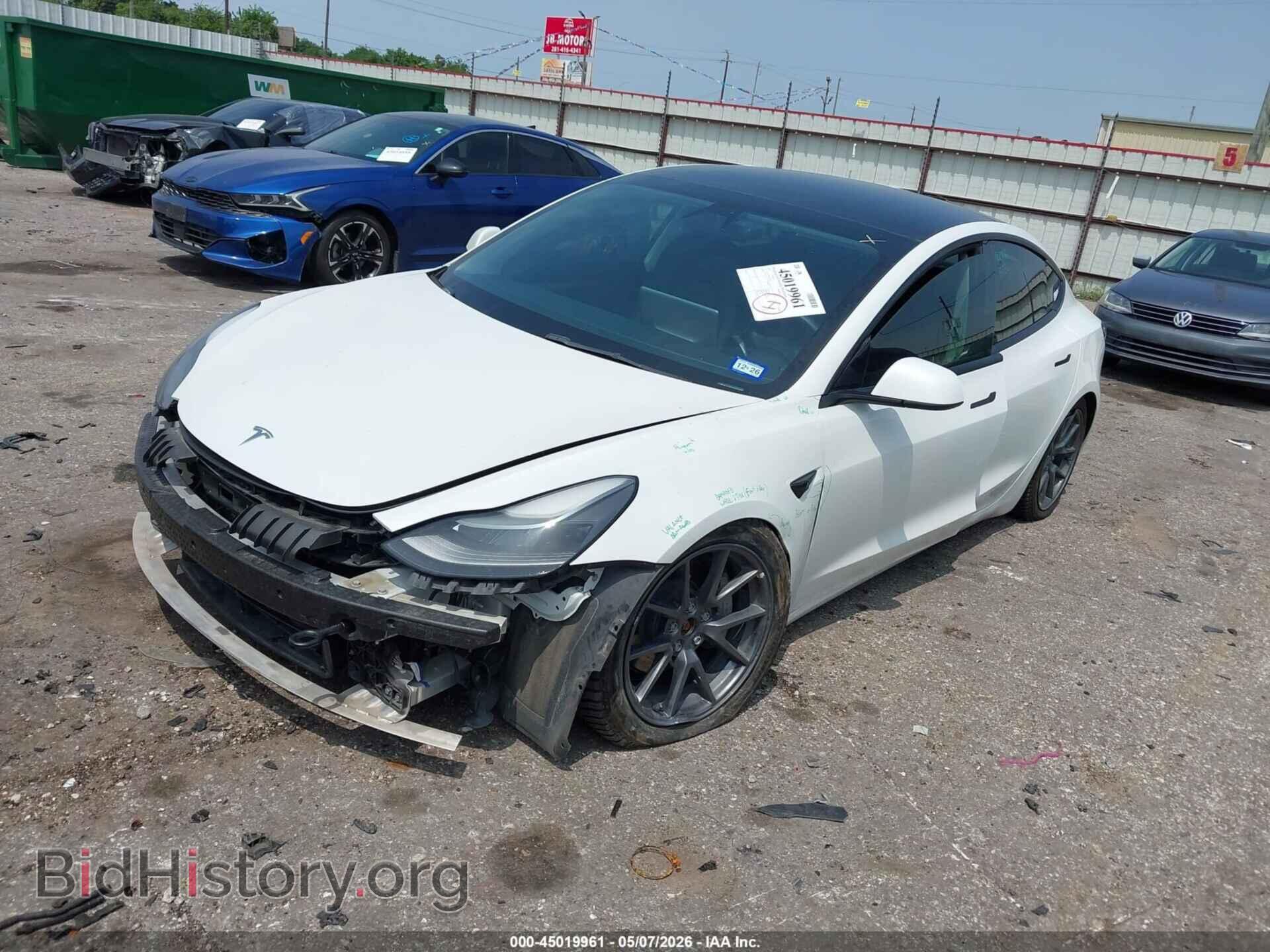 2022 TESLA MODEL 3 - VIN: 5YJ3E1EB4NF109908 - Фото 2