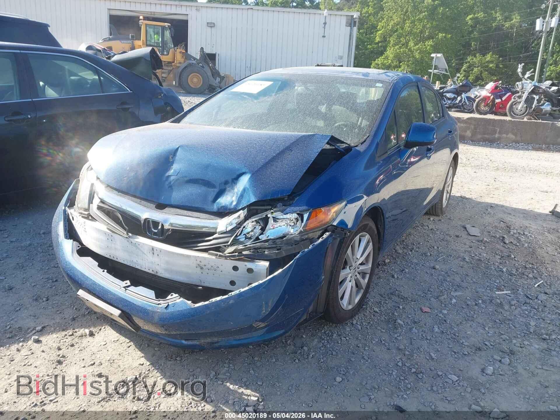 2012 HONDA CIVIC - VIN: 19XFB2F85CE024609 - Фото 2