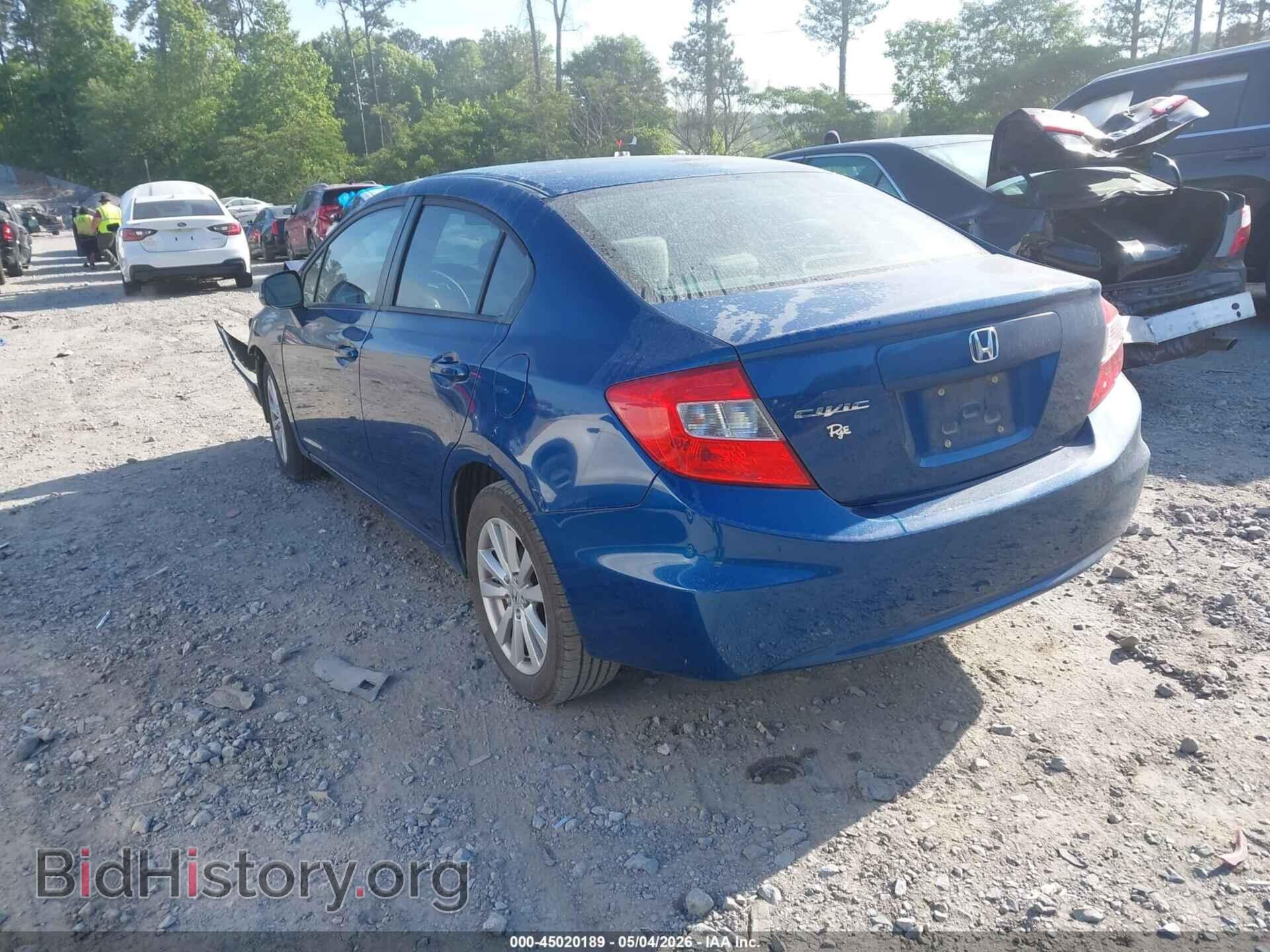 2012 HONDA CIVIC - VIN: 19XFB2F85CE024609 - Фото 3