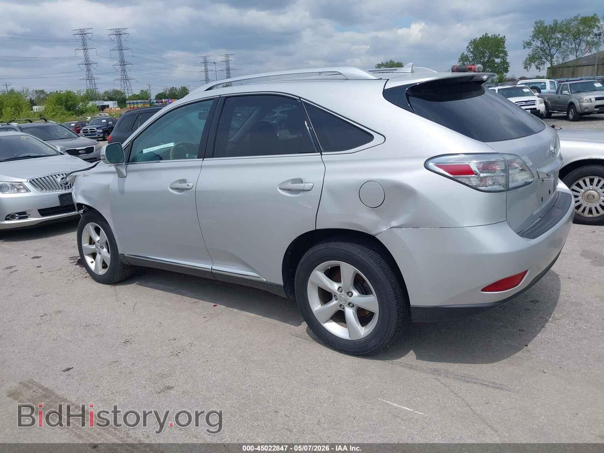 2011 LEXUS RX 350 - VIN: 2T2BK1BA6BC109095 - Фото 3