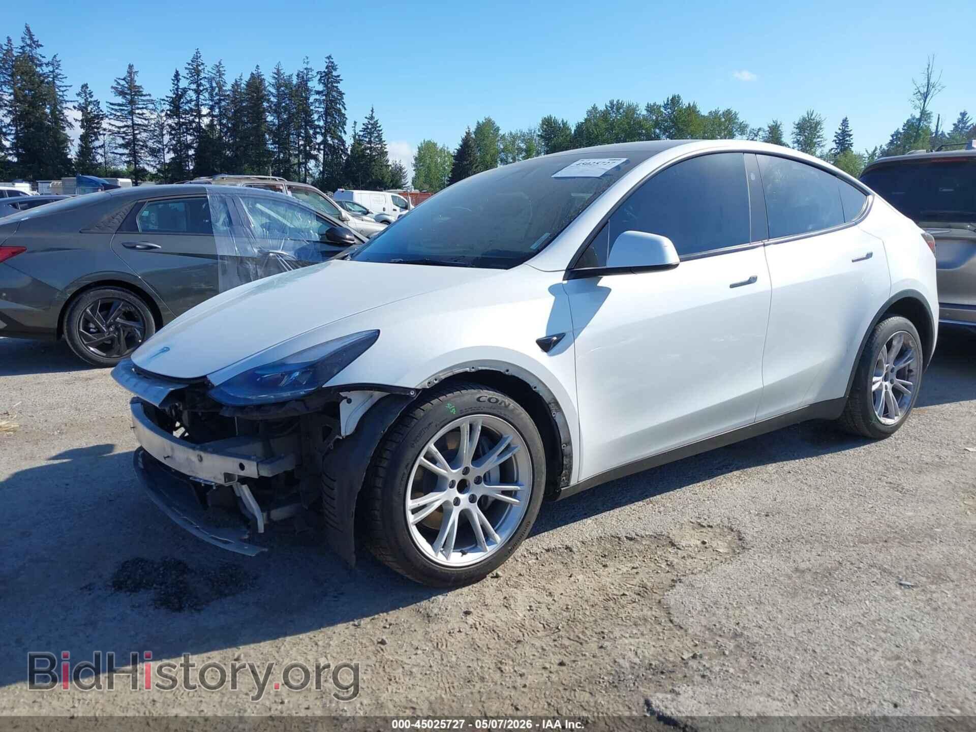 2024 TESLA MODEL Y - VIN: 7SAYGDED1RF055625 - Фото 2