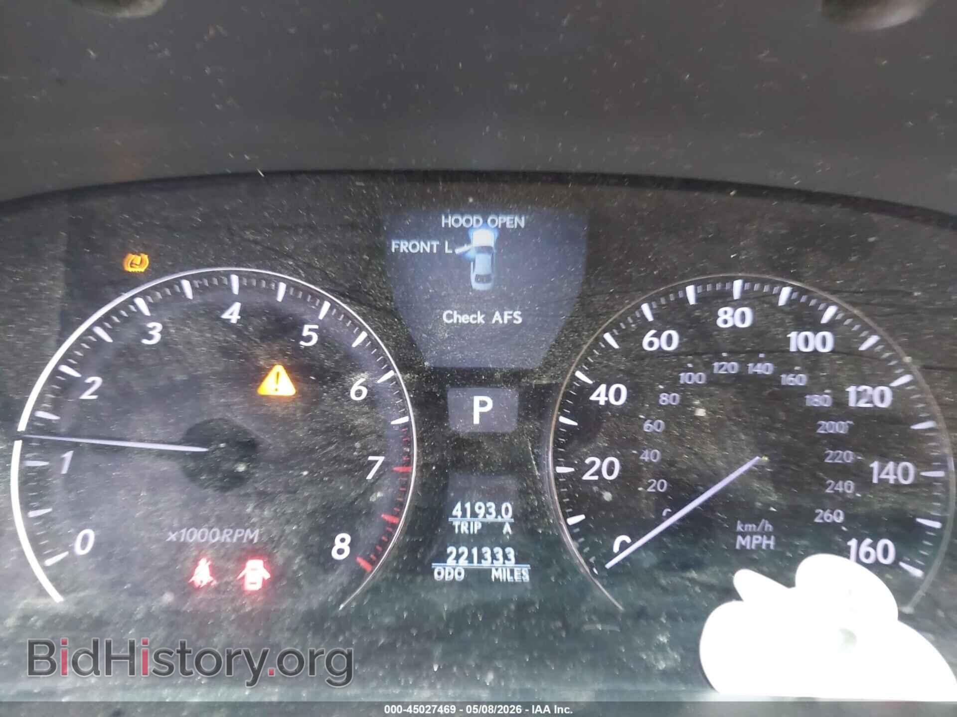 2007 LEXUS LS 460 - VIN: JTHBL46F975000822 - Фото 7