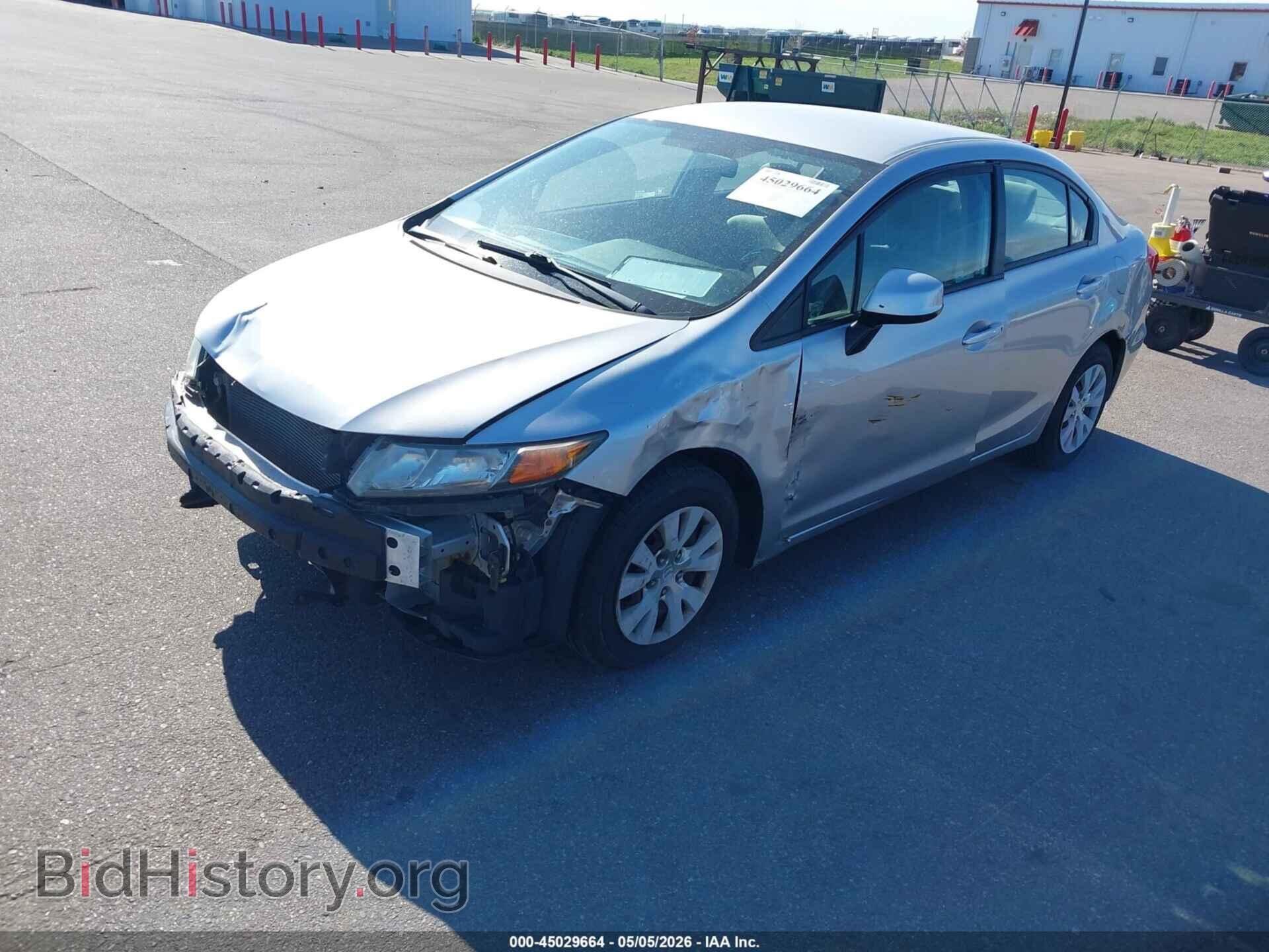 2012 HONDA CIVIC - VIN: 19XFB2F53CE105940 - Фото 2