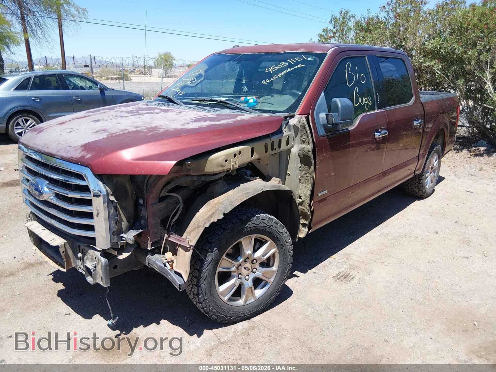 2016 FORD F-150 - VIN: 1FTEW1CG8GKF32937 - Фото 2