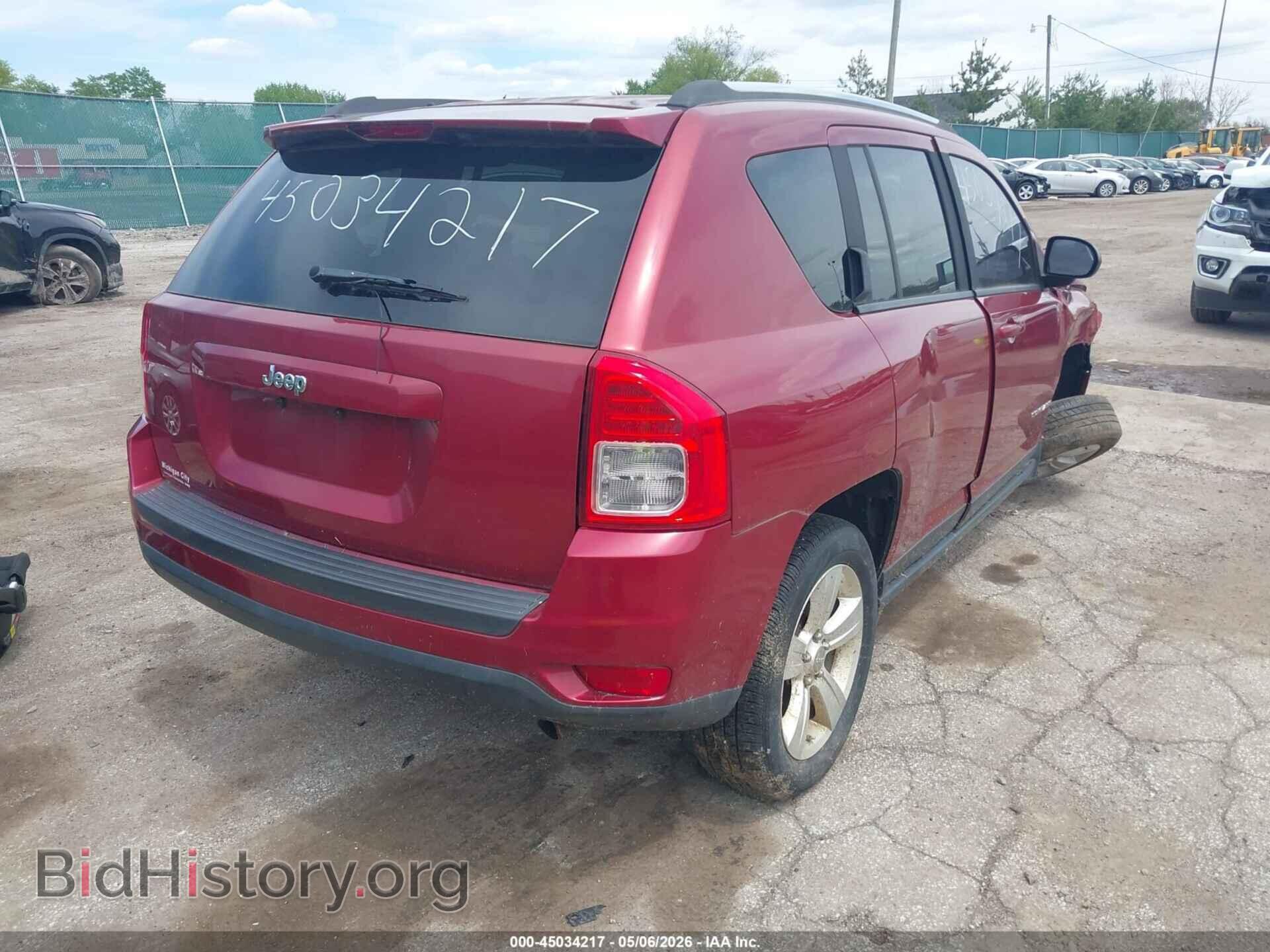 2012 JEEP COMPASS - VIN: 1C4NJCBBXCD666394 - Фото 4