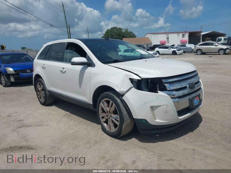 2013 Ford EDGE LIMITED (VIN 2FMDK4KC7DBE24303) — фото 1 из 13, IAAI, повреждение: передняя часть