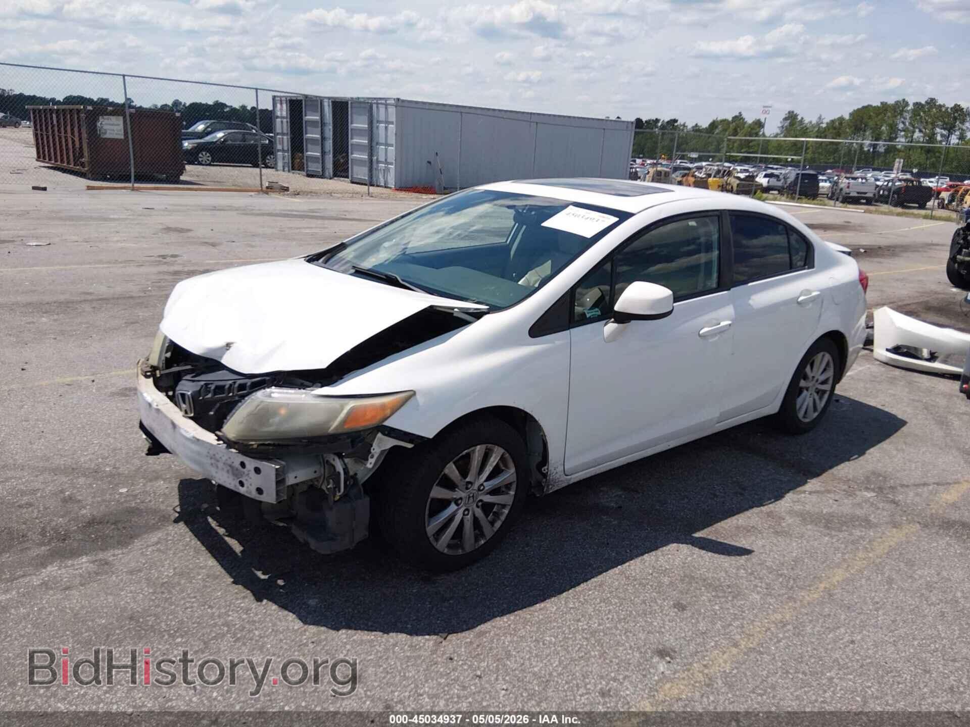 2012 HONDA CIVIC - VIN: 2HGFB2F95CH322768 - Фото 2