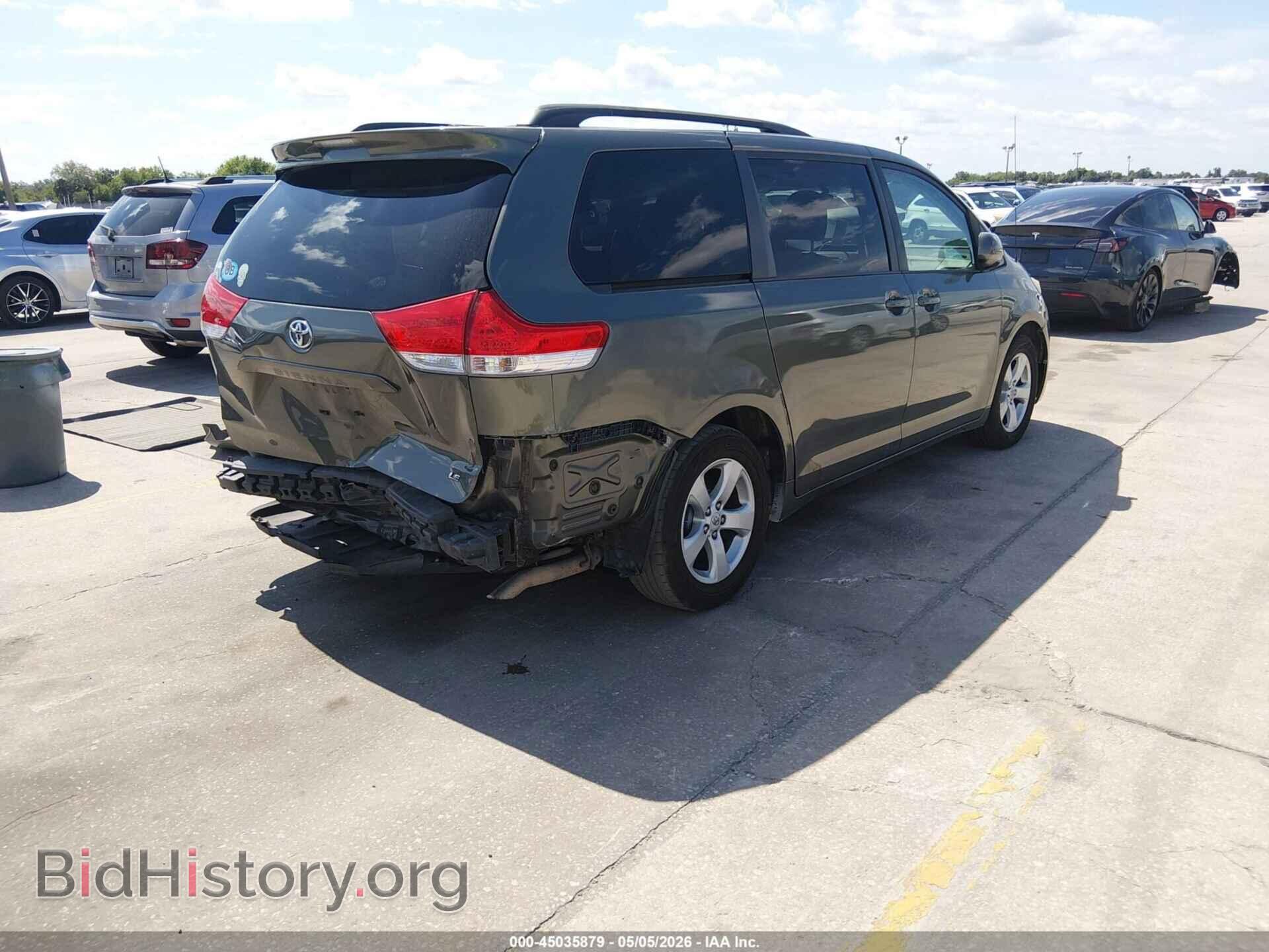 2012 TOYOTA SIENNA - VIN: 5TDKK3DC4CS251663 - Фото 4