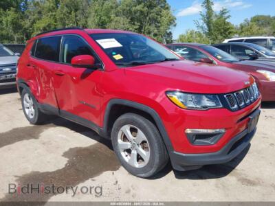 2018 Jeep COMPASS Latitude 4X4, red — VIN 3C4NJDBB2JT111940, IAAI