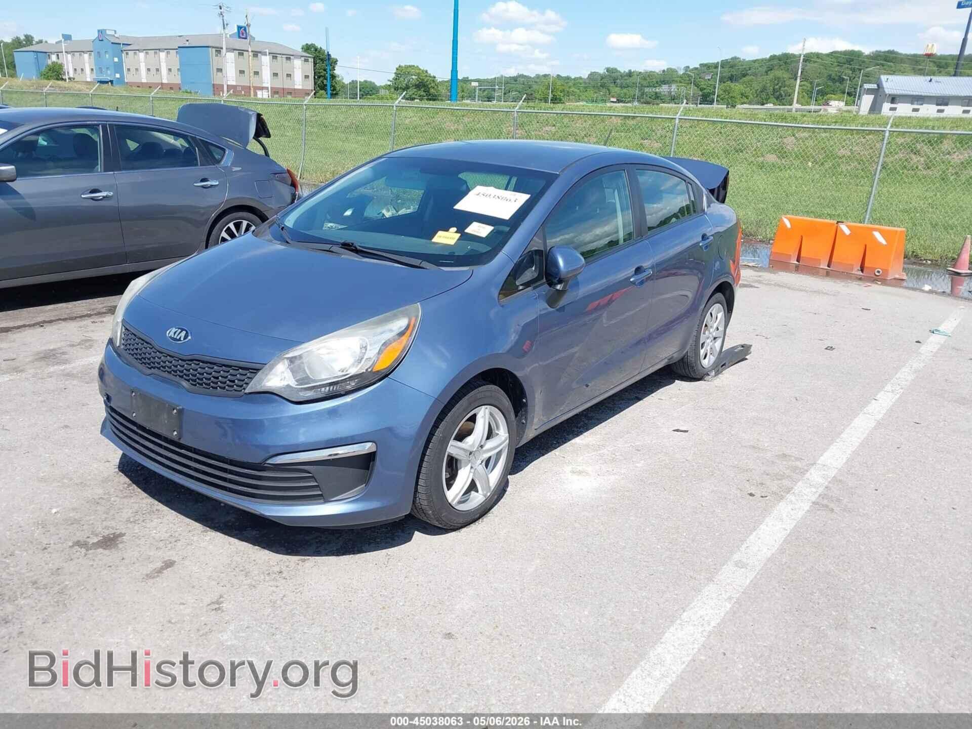 2016 KIA RIO - VIN: KNADM4A36G6557795 - Фото 2