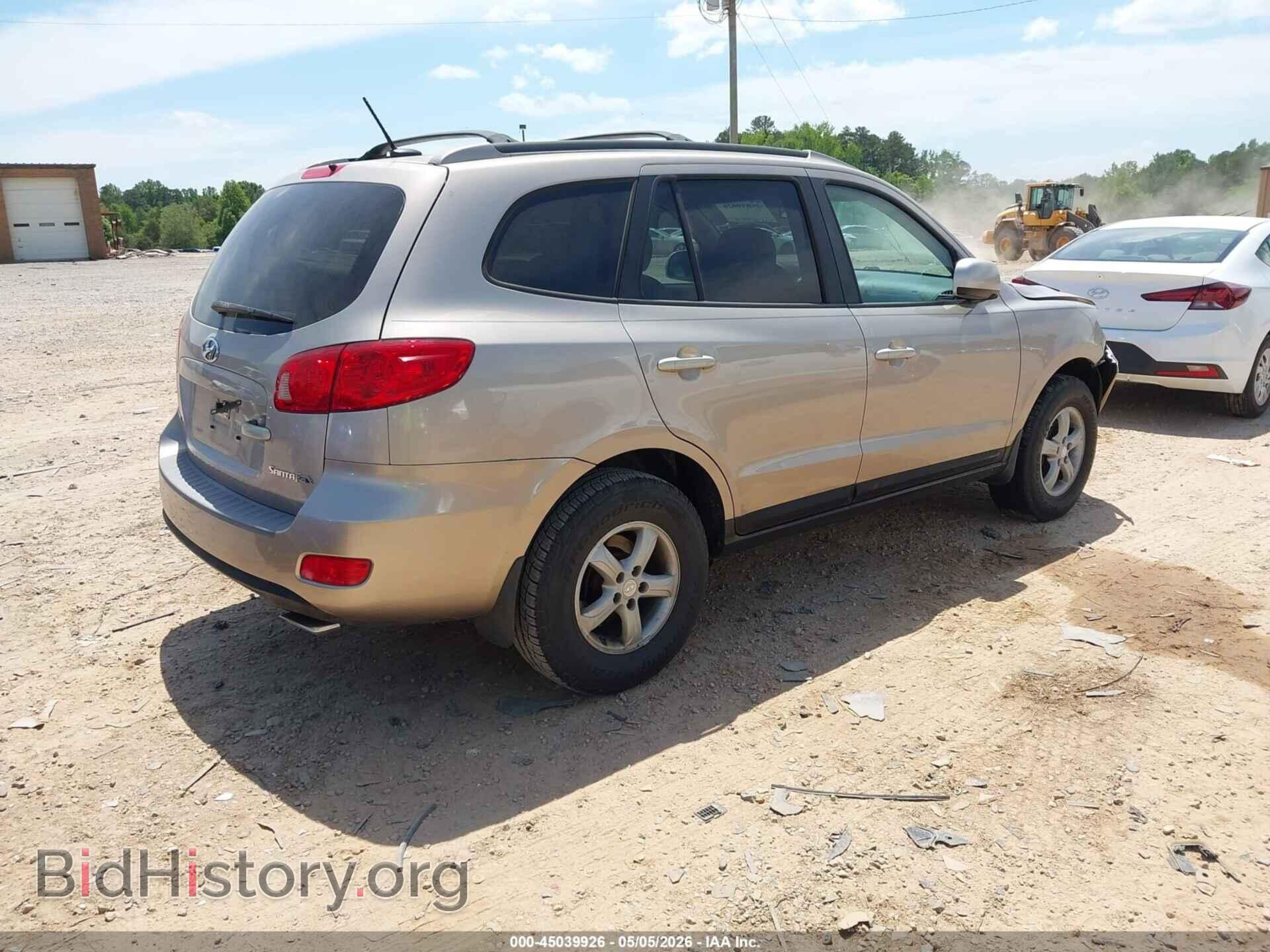 2007 HYUNDAI SANTA FE - VIN: 5NMSG13D77H095451 - Фото 4