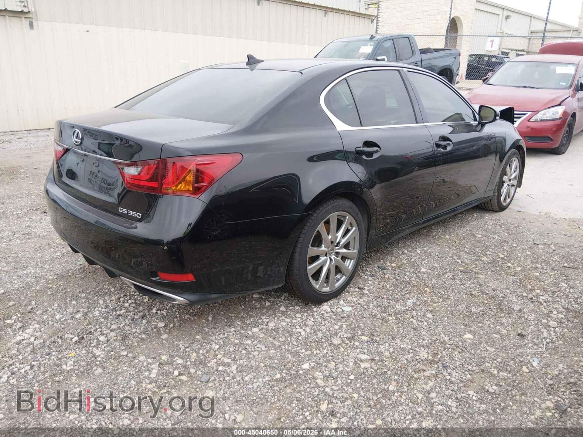 2013 LEXUS GS 350 - VIN: JTHBE1BL1D5023270 - Фото 4