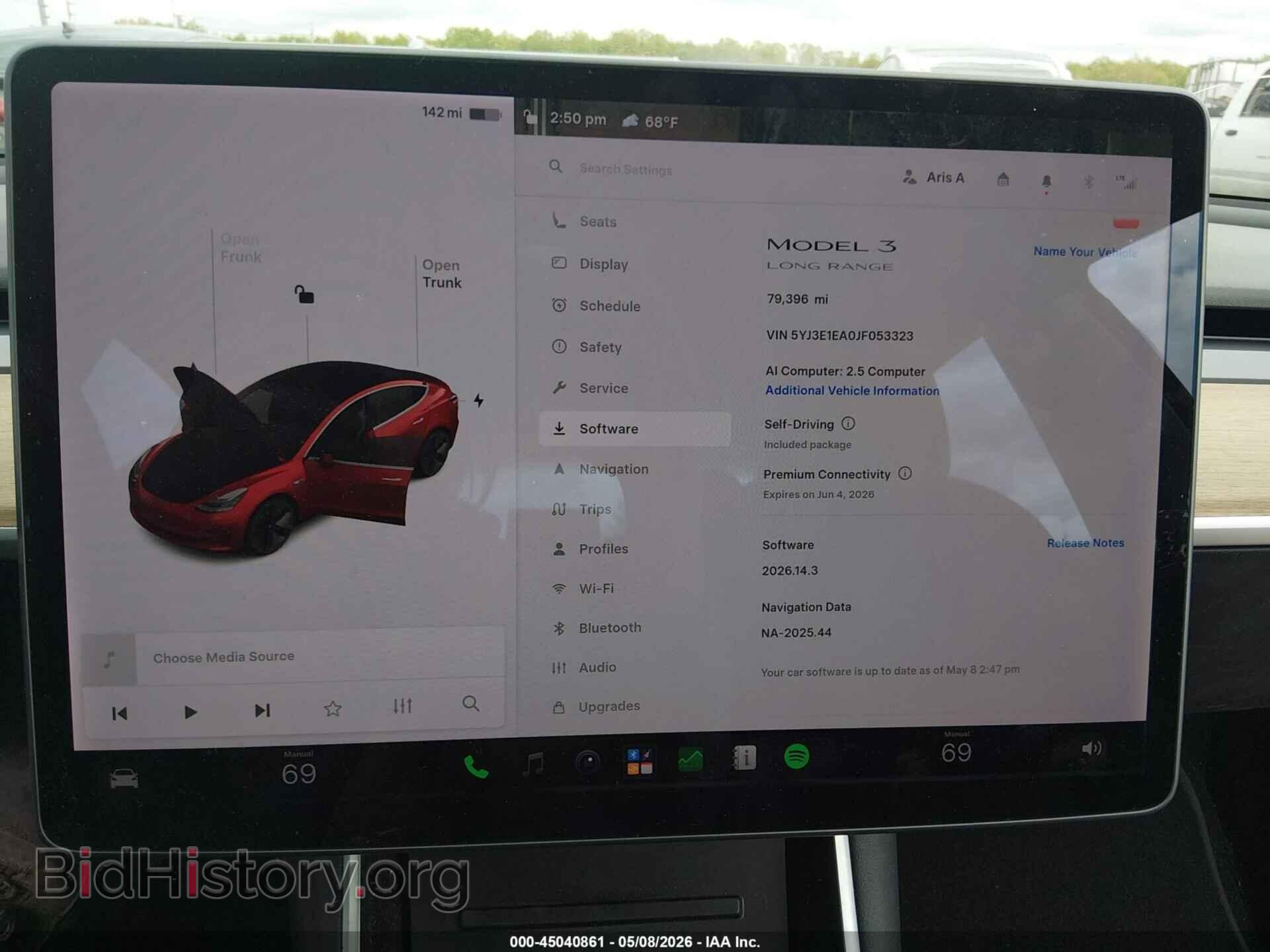 2018 TESLA MODEL 3 - VIN: 5YJ3E1EA0JF053323 - Фото 7