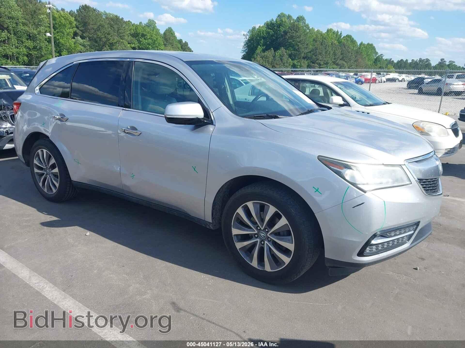 Photo 5FRYD3H47EB011603 - ACURA MDX 2014