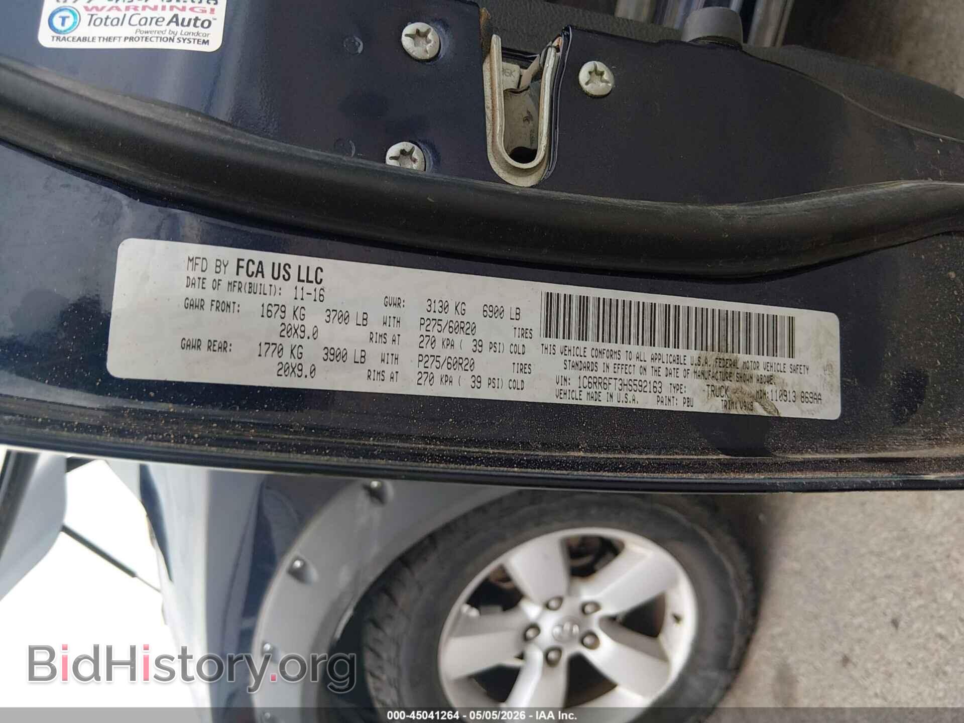 2017 RAM 1500 - VIN: 1C6RR6FT3HS592163 - Photo 9