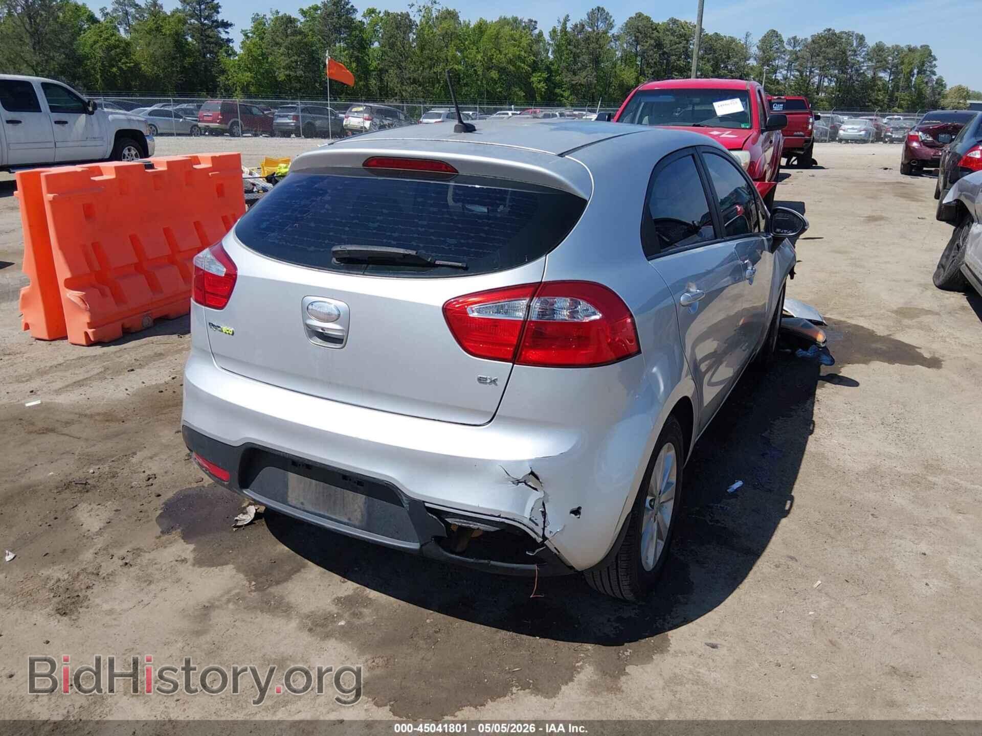 2013 KIA RIO - VIN: KNADN5A34D6316204 - Фото 4