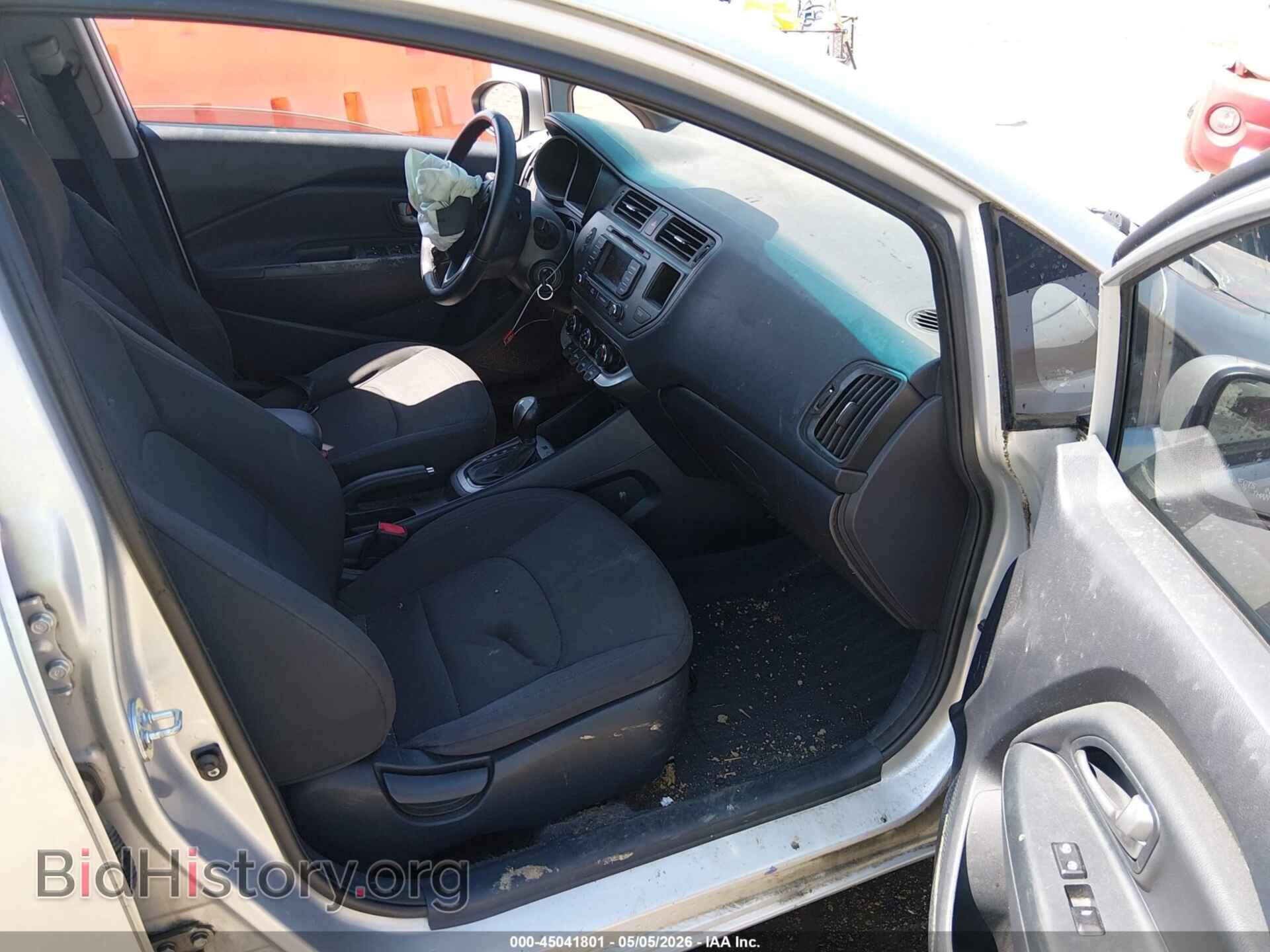2013 KIA RIO - VIN: KNADN5A34D6316204 - Фото 5