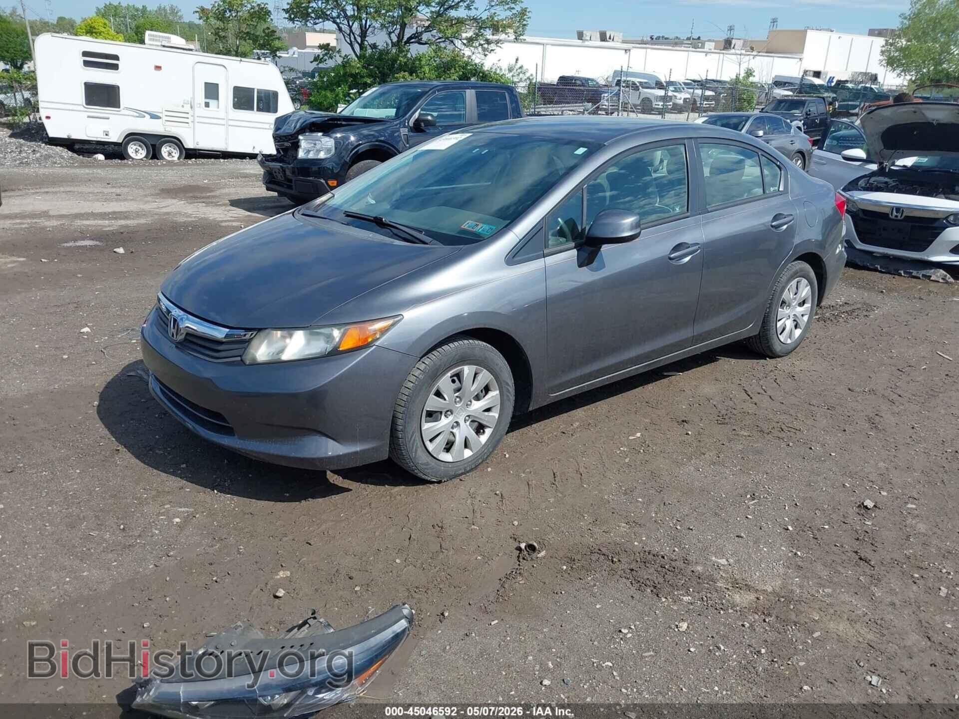 2012 HONDA CIVIC - VIN: 19XFB2F5XCE376980 - Фото 2