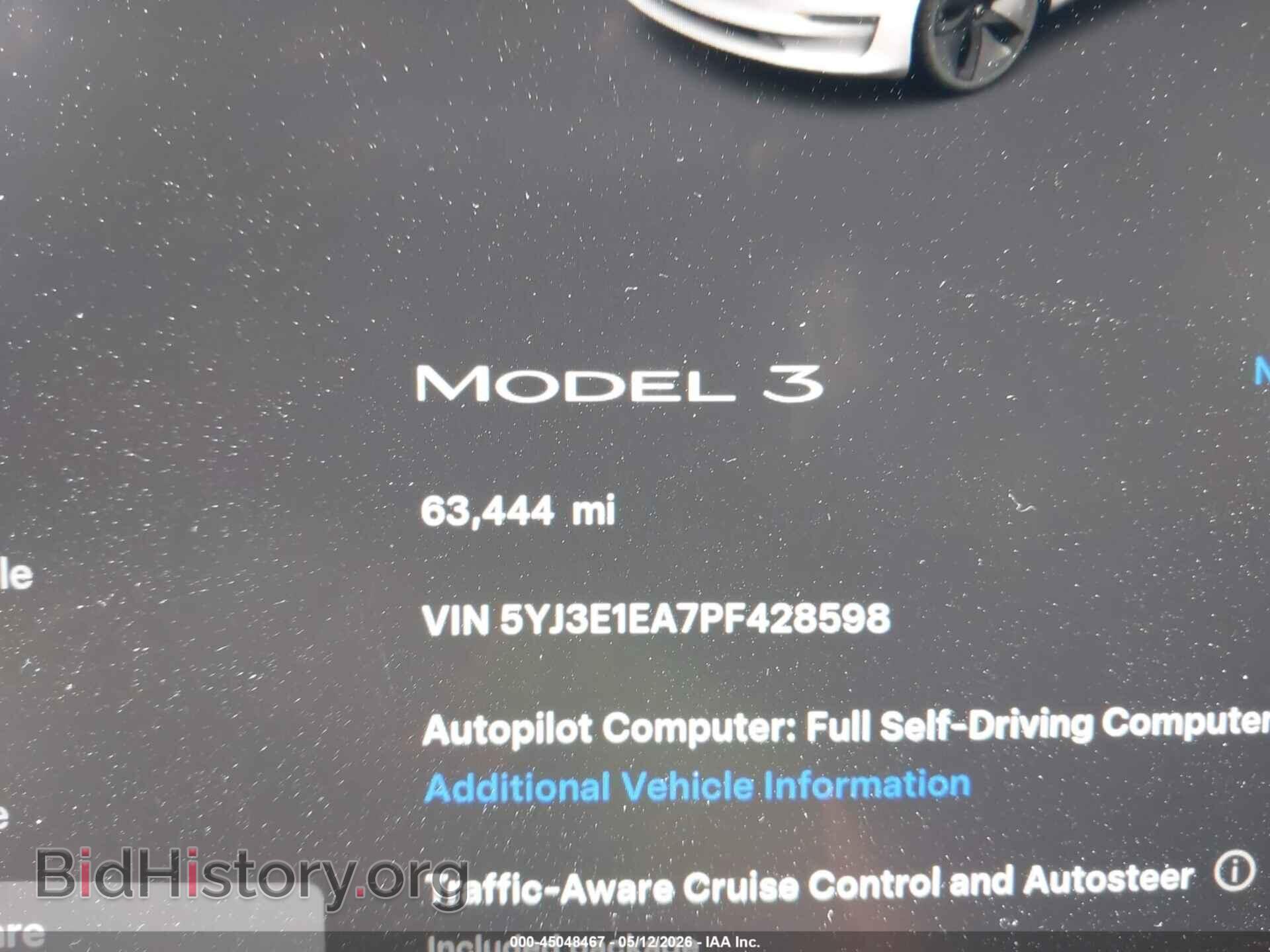 2023 TESLA MODEL 3 - VIN: 5YJ3E1EA7PF428598 - Фото 7
