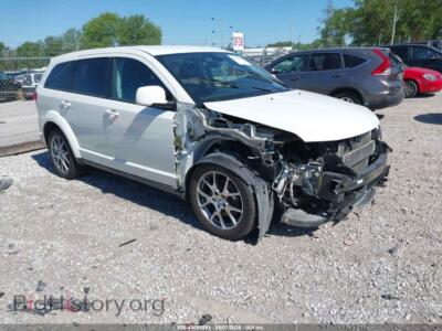 2018 Dodge JOURNEY GT, white — VIN 3C4PDCEG9JT379918, IAAI