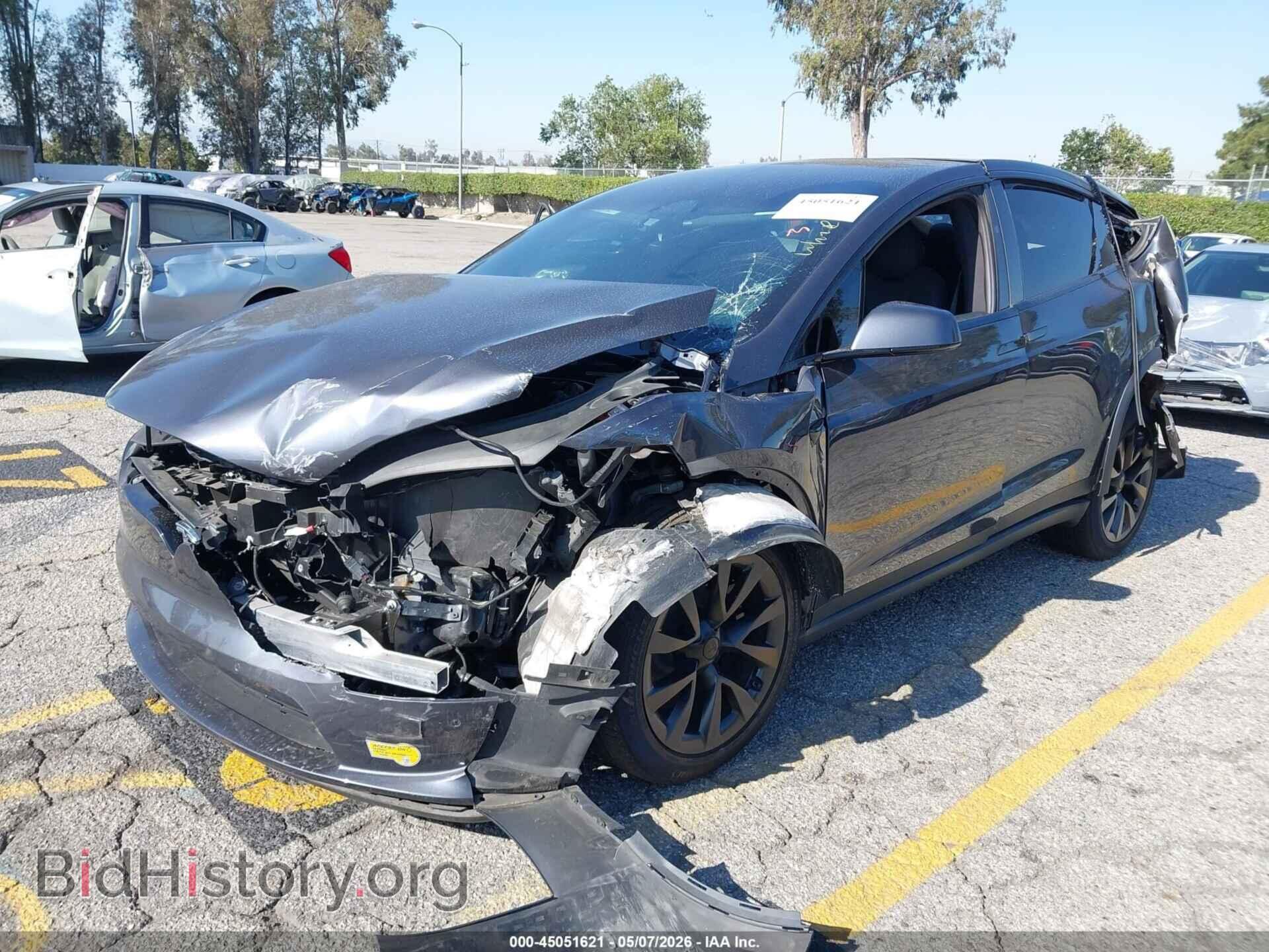 2022 TESLA MODEL X - VIN: 7SAXCBE56NF334115 - Фото 2