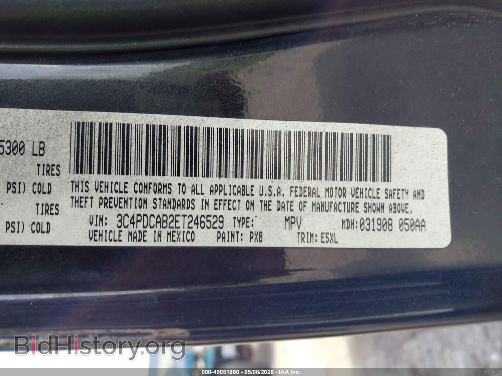 2014 DODGE JOURNEY - VIN: 3C4PDCAB2ET246529 - Фото 9
