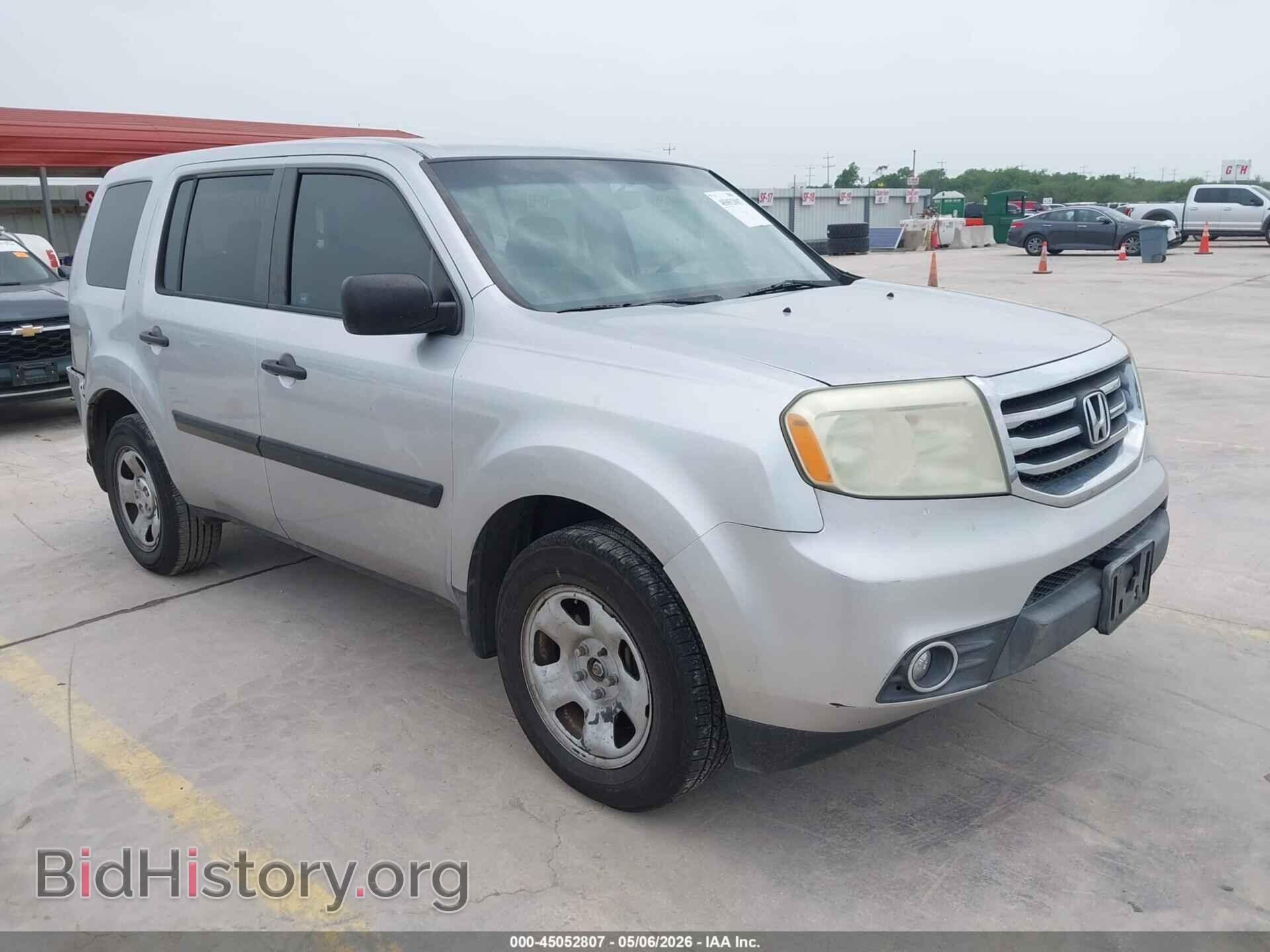 Фотография 5FNYF3H26CB019277 - HONDA PILOT 2012