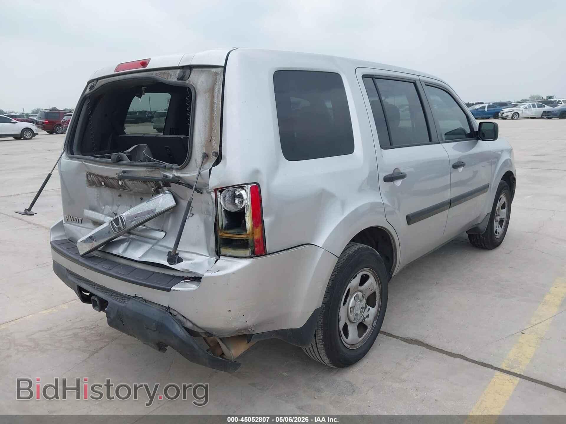 2012 HONDA PILOT - VIN: 5FNYF3H26CB019277 - Photo 4