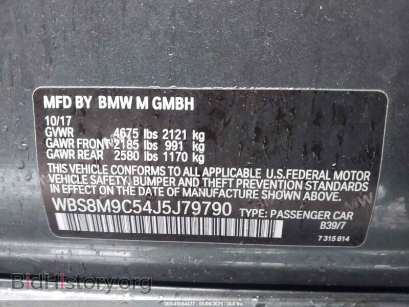 2018 BMW M3 (VIN WBS8M9C54J5J79790) — photo 9 of 16