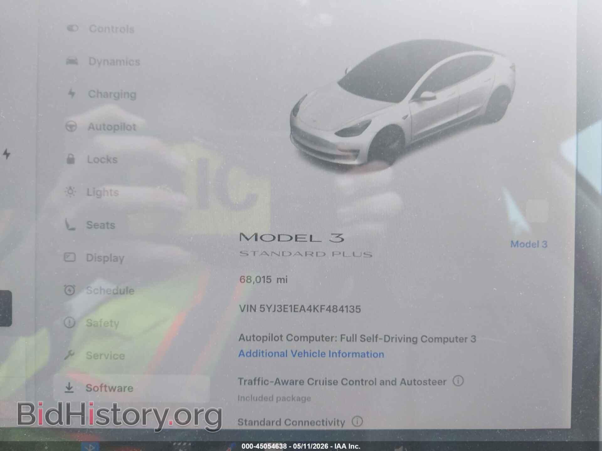 2019 TESLA MODEL 3 - VIN: 5YJ3E1EA4KF484135 - Фото 7