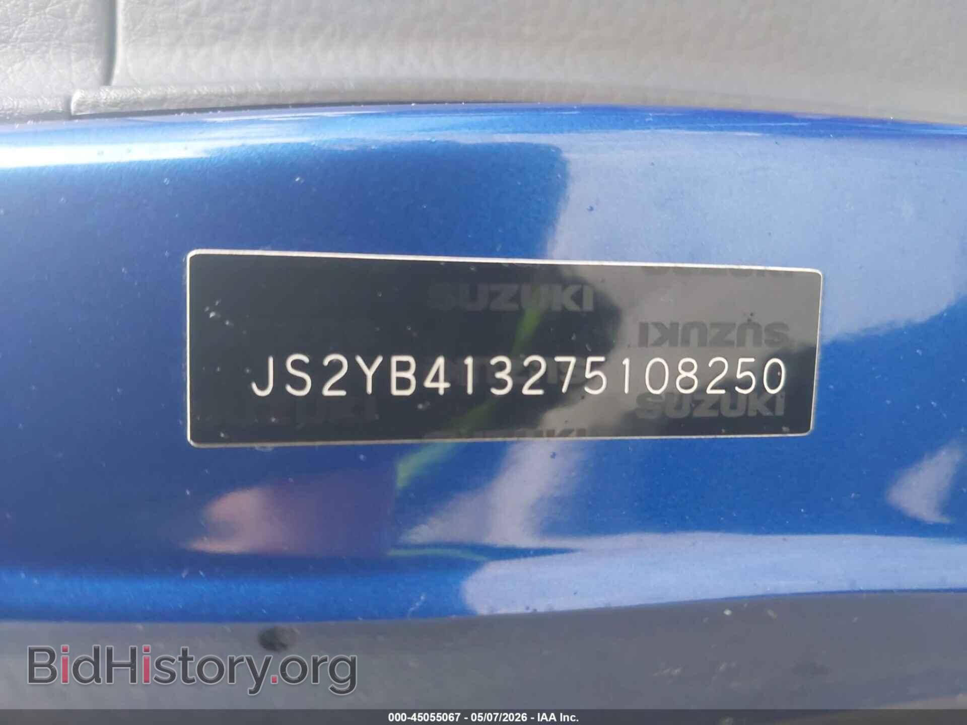 2007 SUZUKI SX4 - VIN: JS2YB413275108250 - Фото 9