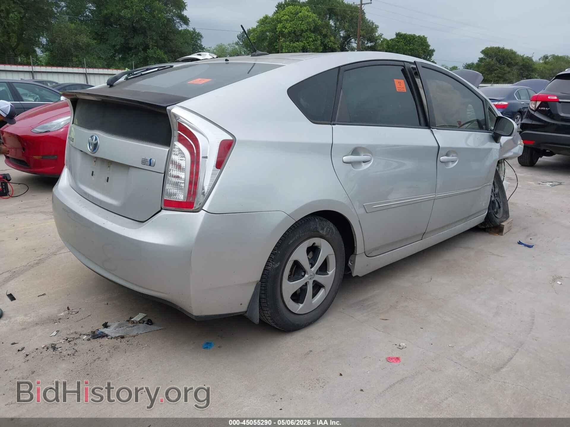 2014 TOYOTA PRIUS - VIN: JTDKN3DU4E1748311 - Фото 4
