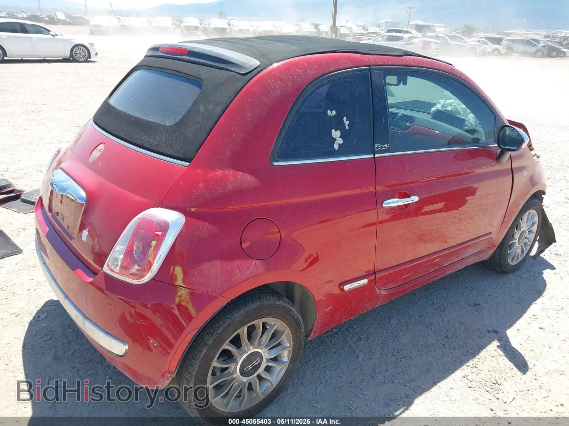2012 FIAT 500C - VIN: 3C3CFFER4CT130459 - Фото 4
