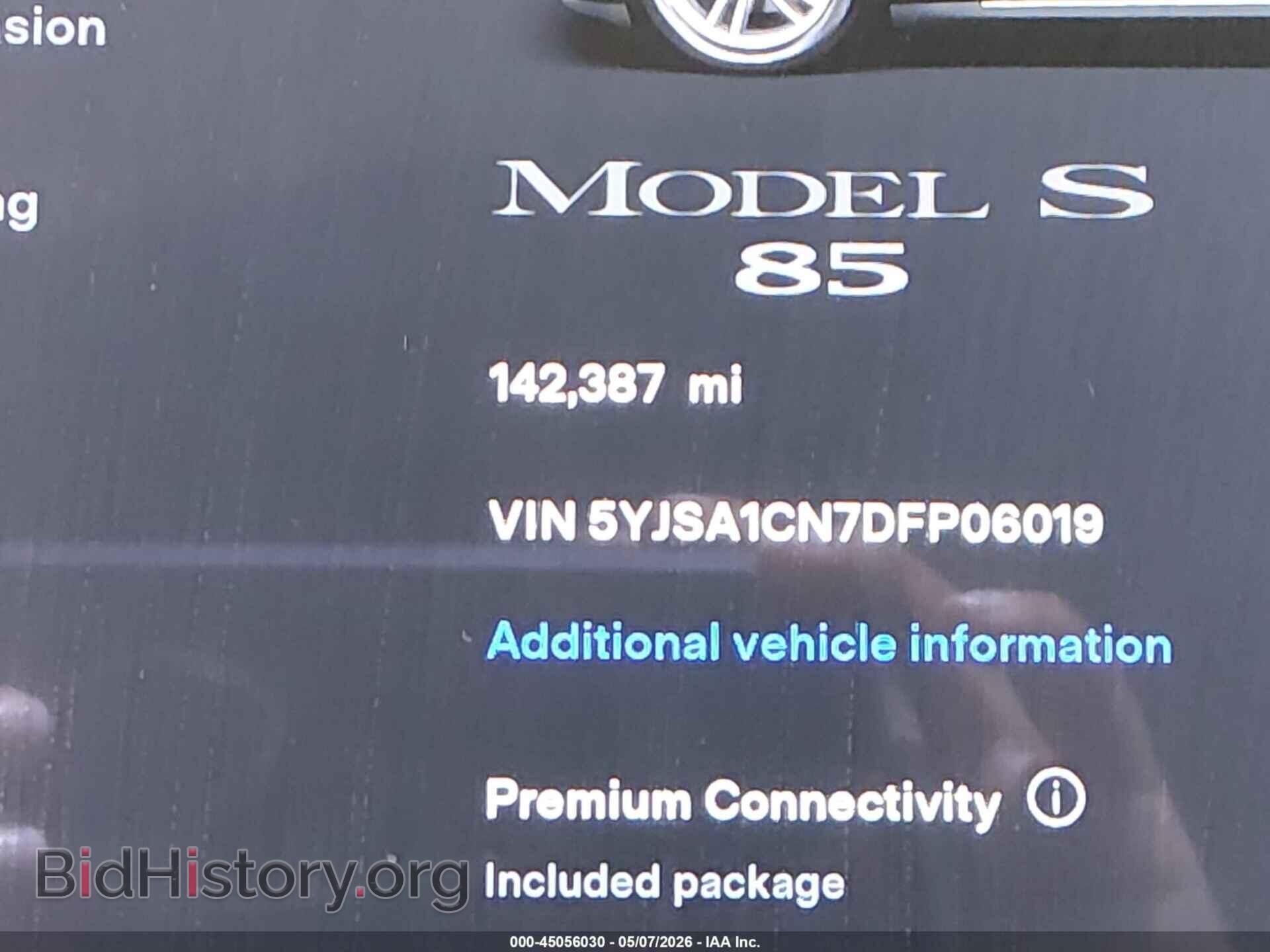 2013 TESLA MODEL S - VIN: 5YJSA1CN7DFP06019 - Photo 16