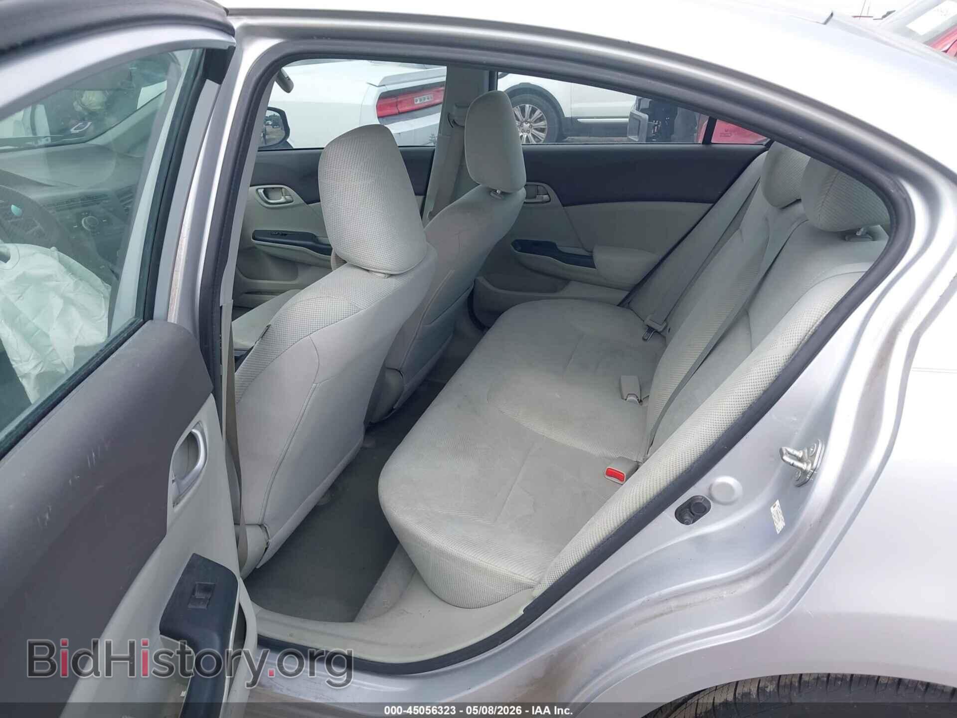 2012 HONDA CIVIC - VIN: 2HGFB2F52CH563281 - Фото 8