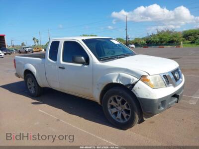 2015 Nissan FRONTIER S, белый — VIN 1N6BD0CT8FN751360, IAAI